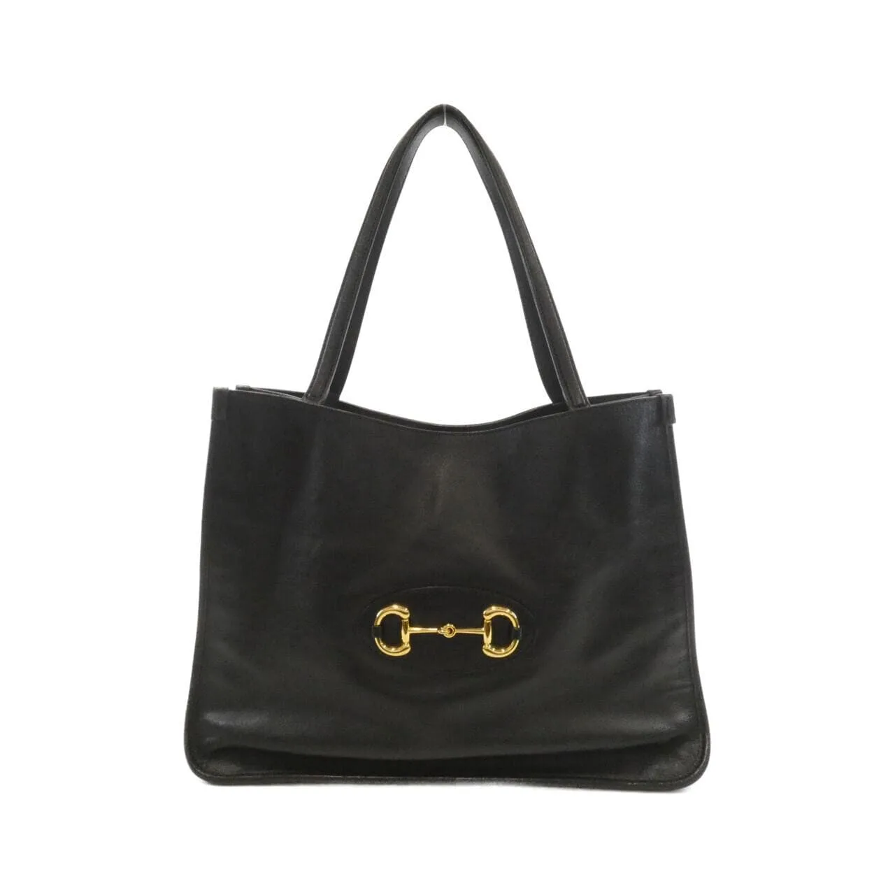 GUCCI Horsebit 1955 623694 1U10G Handbag Leather Black