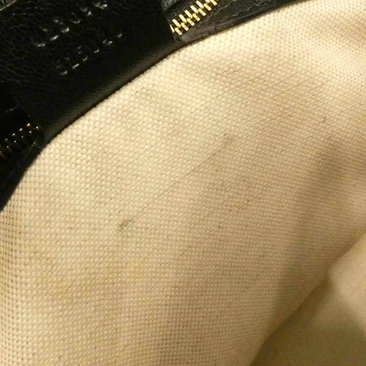 GUCCI Horsebit 1955 623694 1U10G Handbag Leather 黑色 皮革 中古品B - 縮圖 9