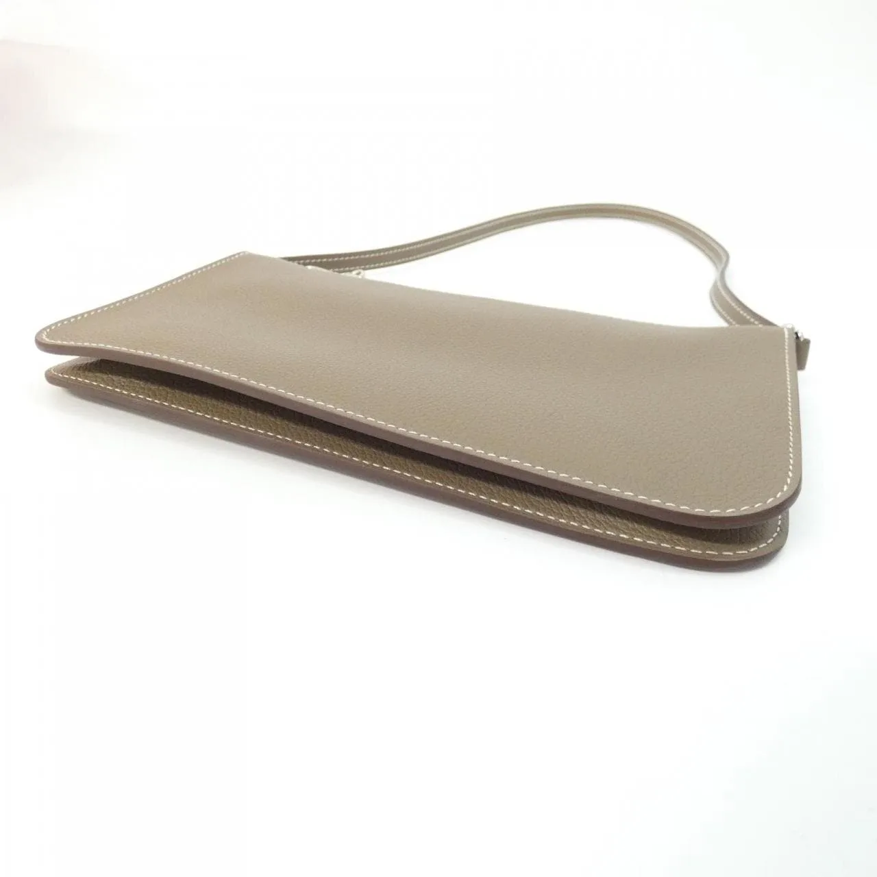 HERMES 086888CK Pouch Etoupe Rank A - Thumbnail 2