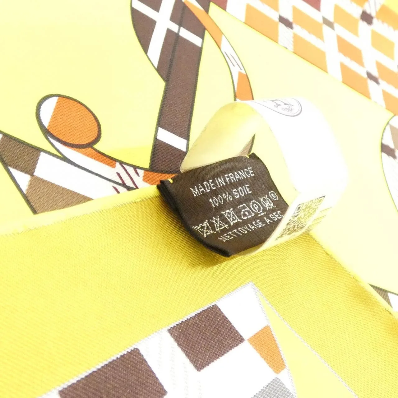 HERMES H003754S Scarf Black Rank A - Thumbnail 3