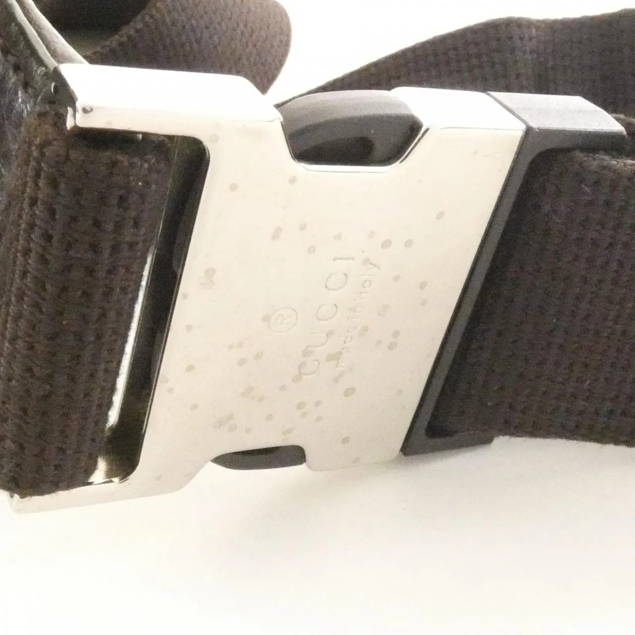 GUCCI GG Supreme 449174 KY9KN Belt Canvas 黑色 帆布 中古品A - 縮圖 5