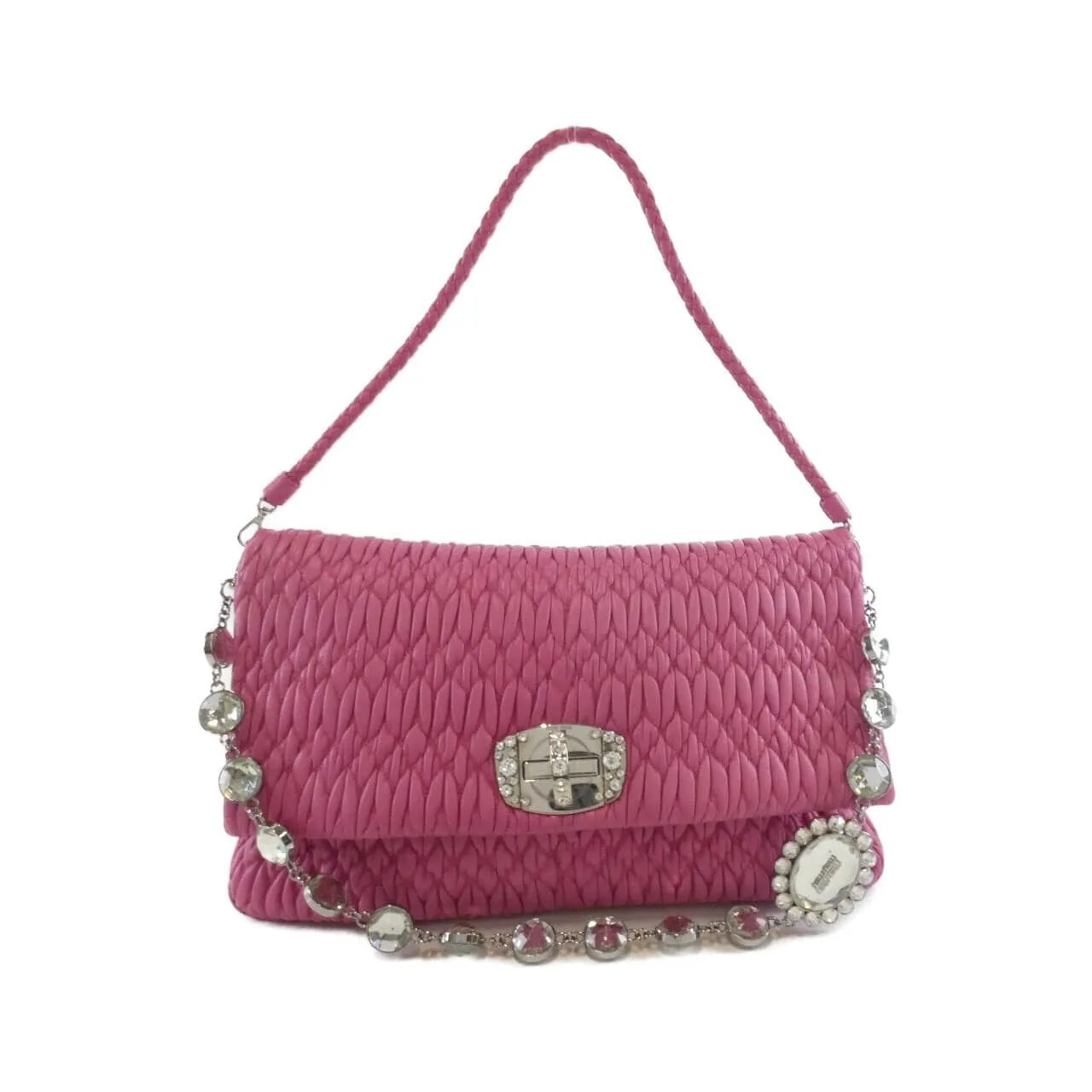 MIU MIU RP0169 Shoulder Black