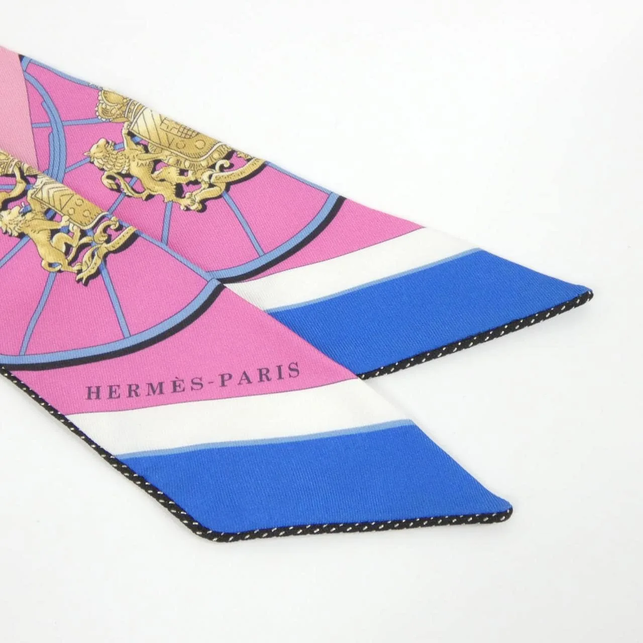 HERMES 853932S Scarf Black Rank A - Thumbnail 2