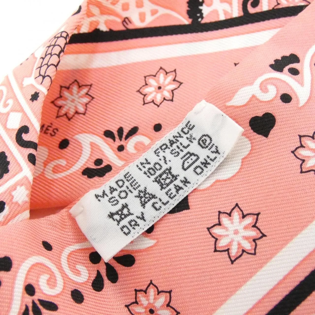 HERMES 062878S Scarf Black Rank A - Thumbnail 3