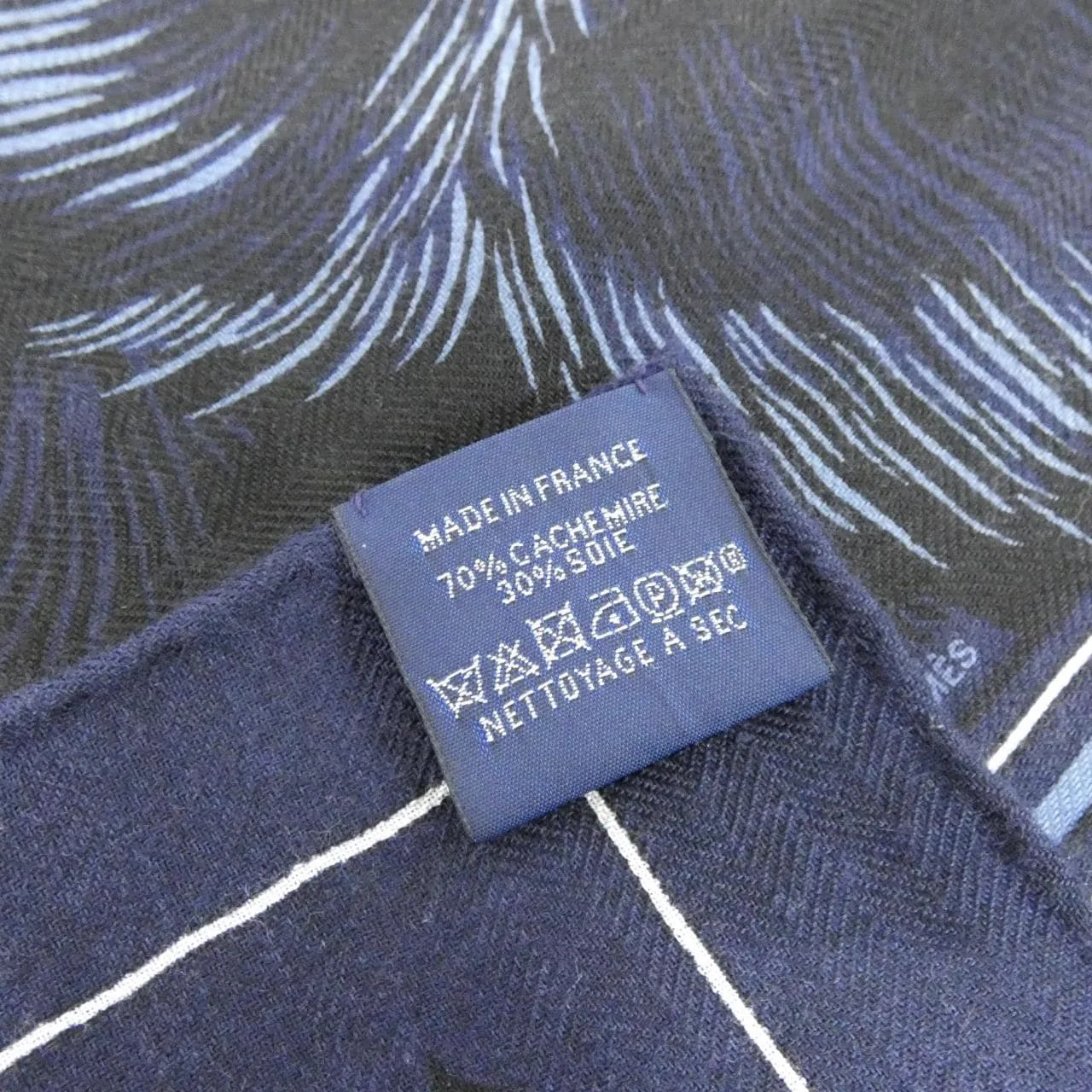 HERMES Scarf Black Rank A - Thumbnail 5