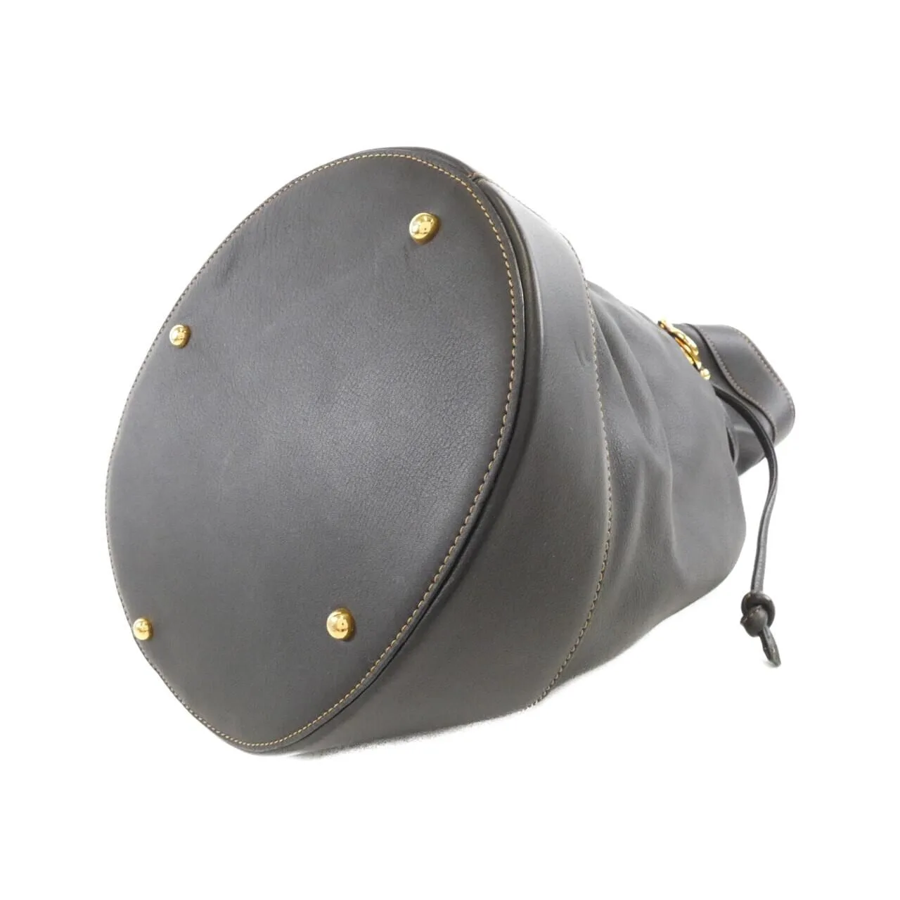 LOEWE Shoulder Leather Black Leather Rank B - Thumbnail 3