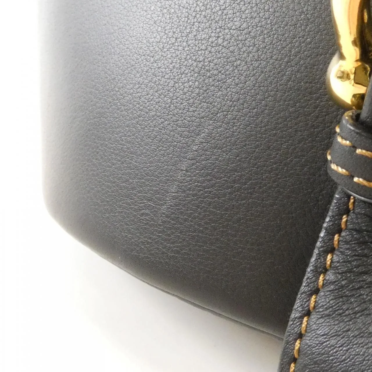 LOEWE Shoulder Leather Black Leather Rank B - Thumbnail 5