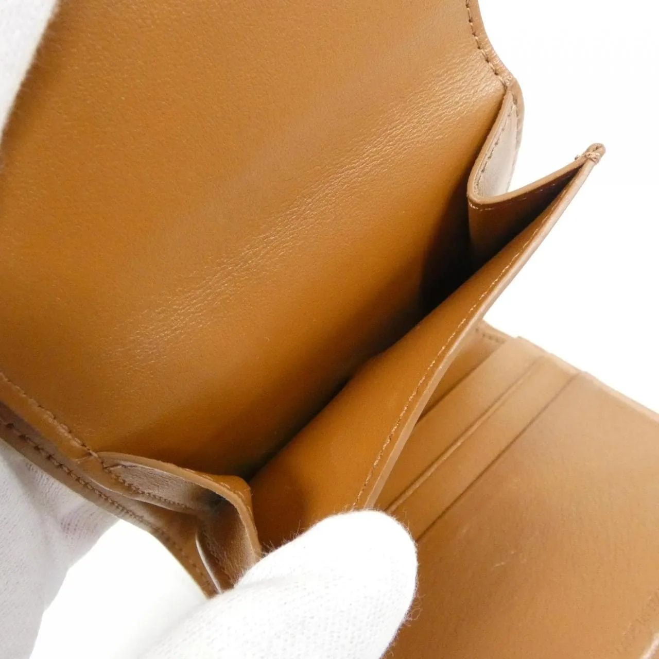 CELINE 10D782CQH Wallet Canvas 黑色 帆布 中古品A - 縮圖 10