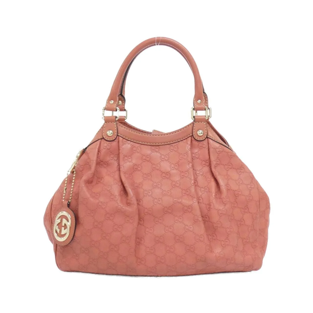 GUCCI 211944 AA61G Handbag Leather Black