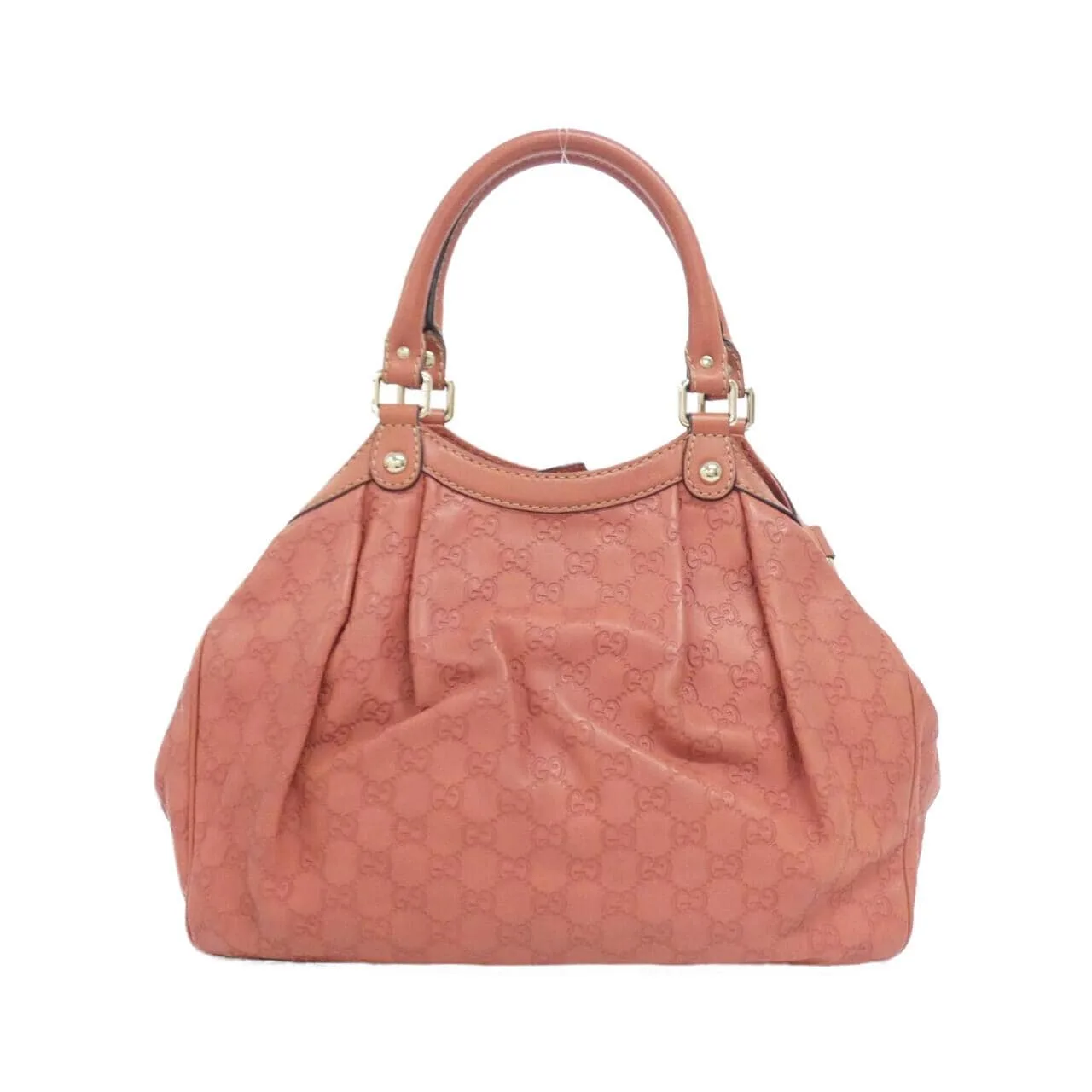 GUCCI 211944 AA61G Handbag Leather 黑色 皮革 中古品A - 縮圖 2