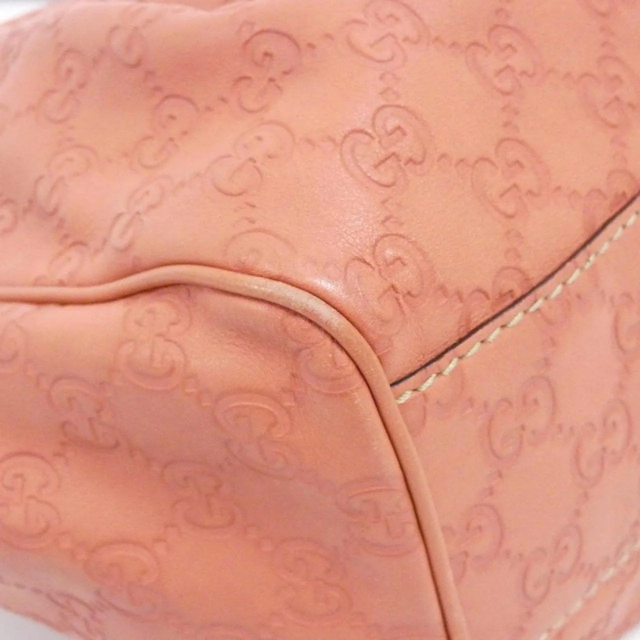 GUCCI 211944 AA61G Handbag Leather 黑色 皮革 中古品A - 縮圖 3