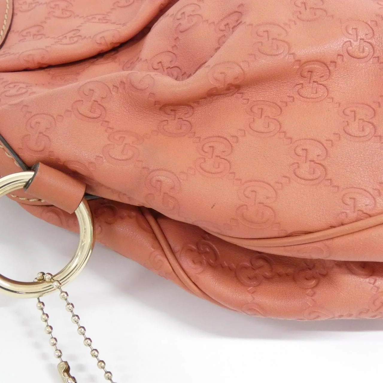 GUCCI 211944 AA61G Handbag Leather 黑色 皮革 中古品A - 縮圖 4