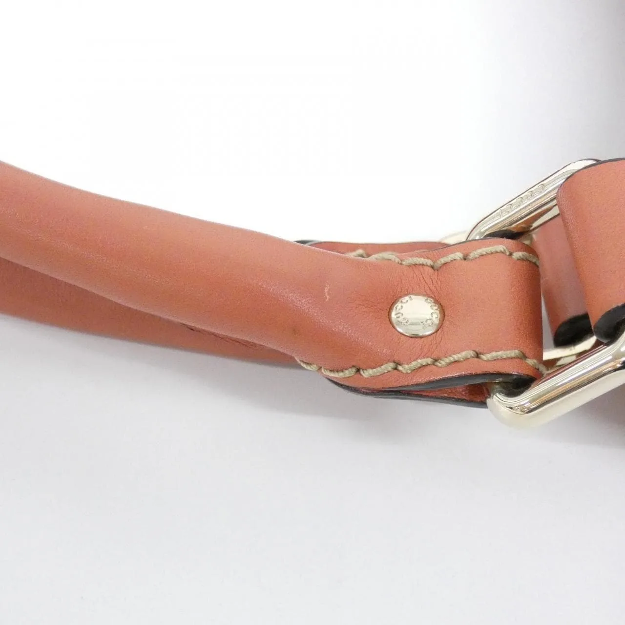 GUCCI 211944 AA61G Handbag Leather 黑色 皮革 中古品A - 縮圖 6