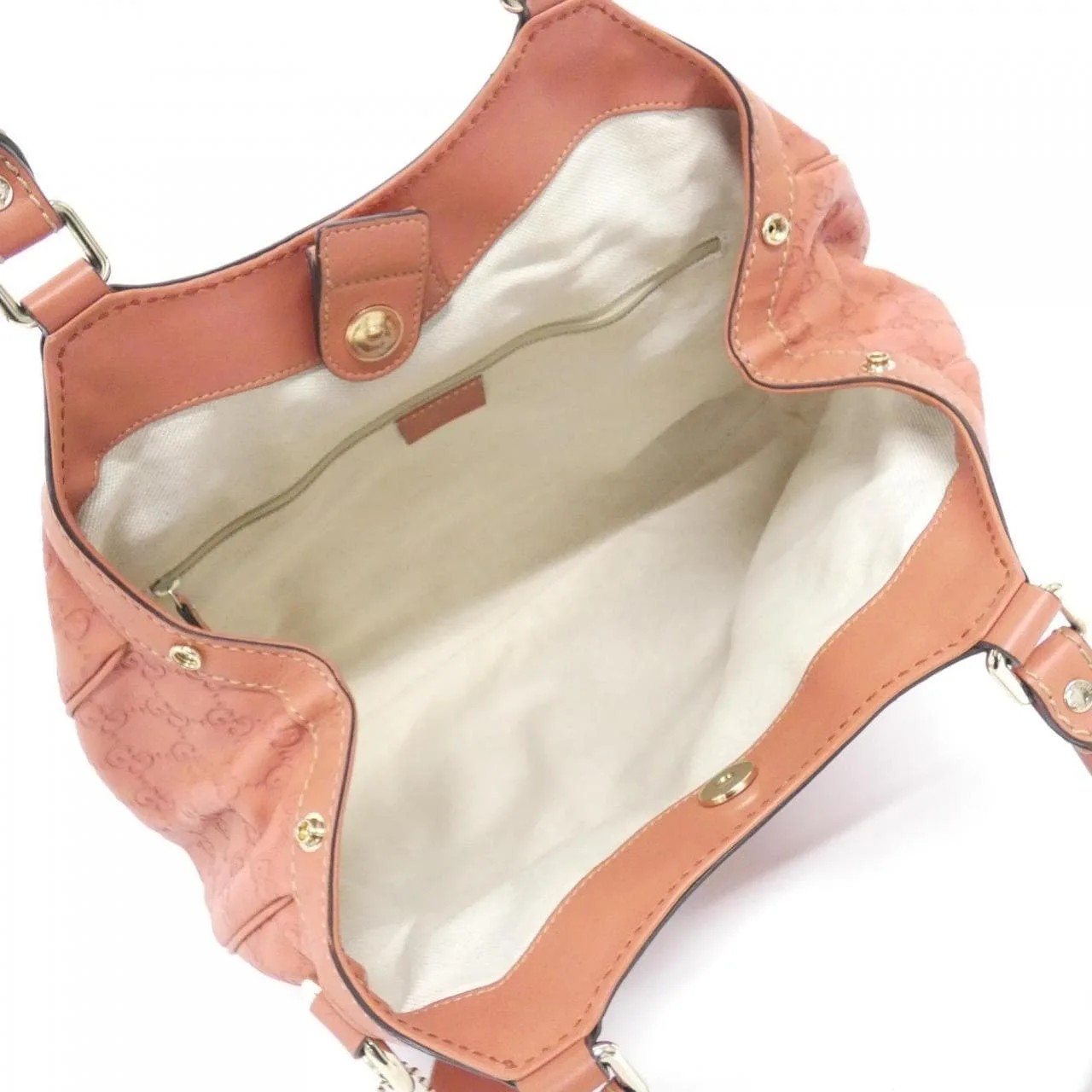 GUCCI 211944 AA61G Handbag Leather 黑色 皮革 中古品A - 縮圖 7