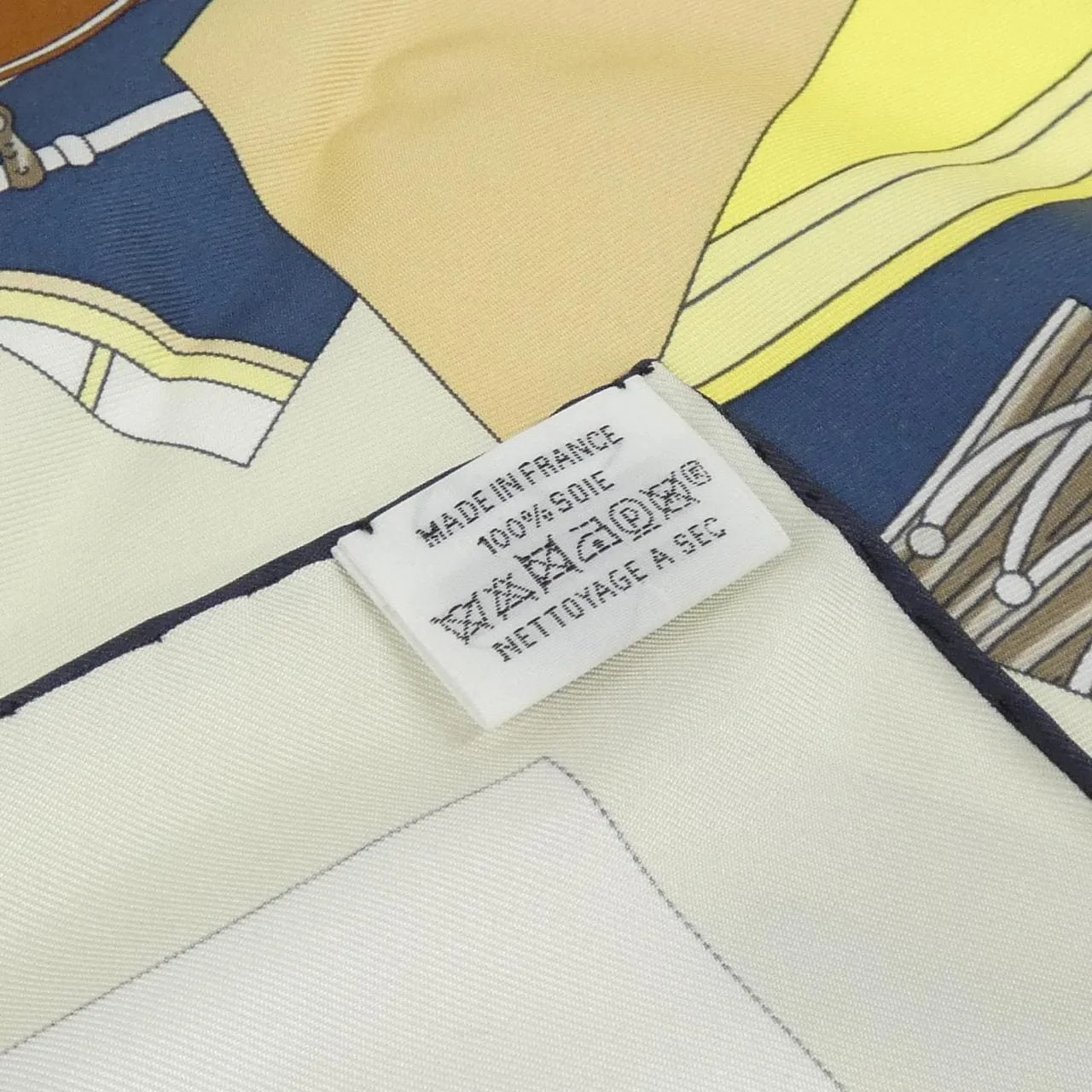 HERMES Scarf Black Rank A - Thumbnail 3