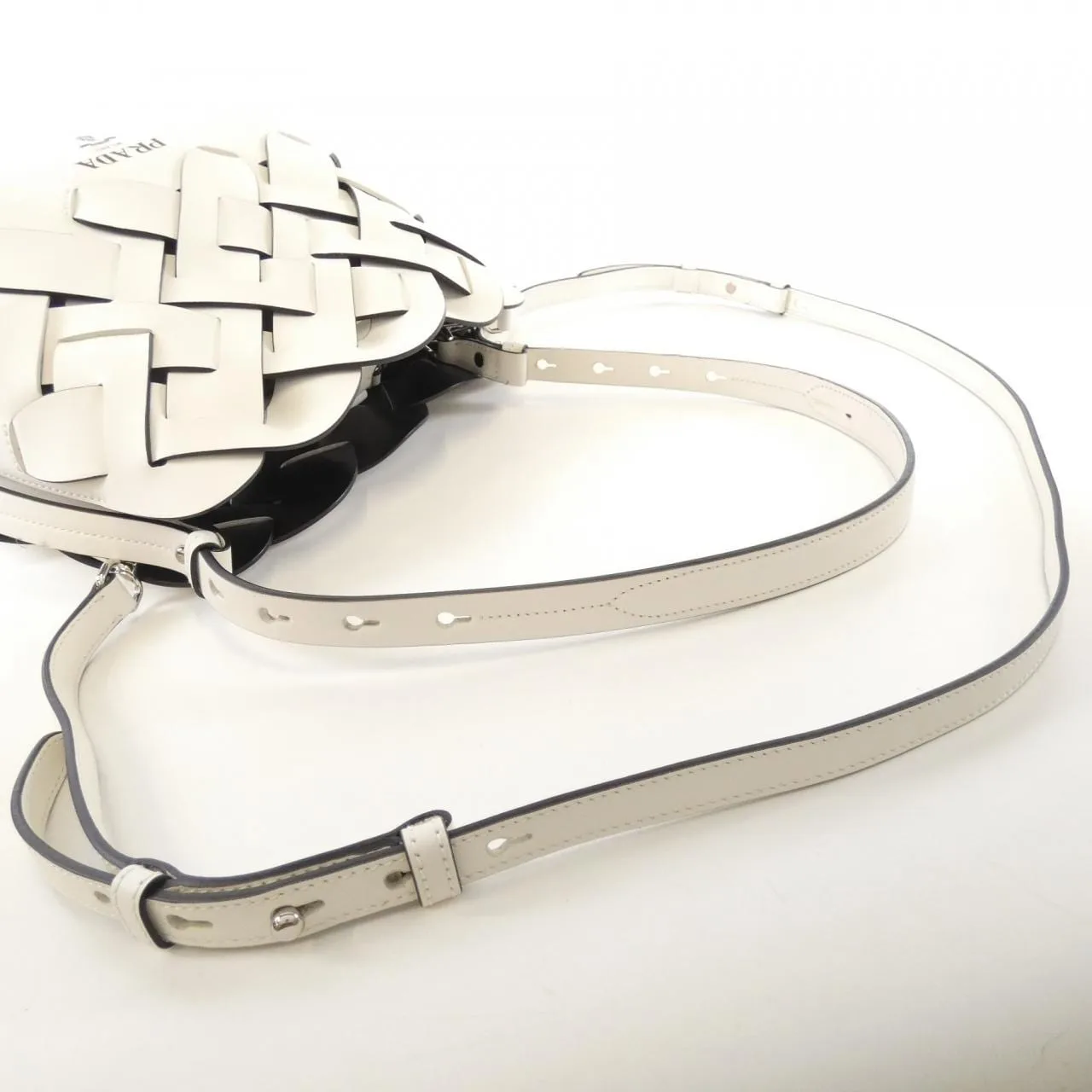 PRADA 1BA209 Shoulder 黑色 中古品B - 縮圖 6