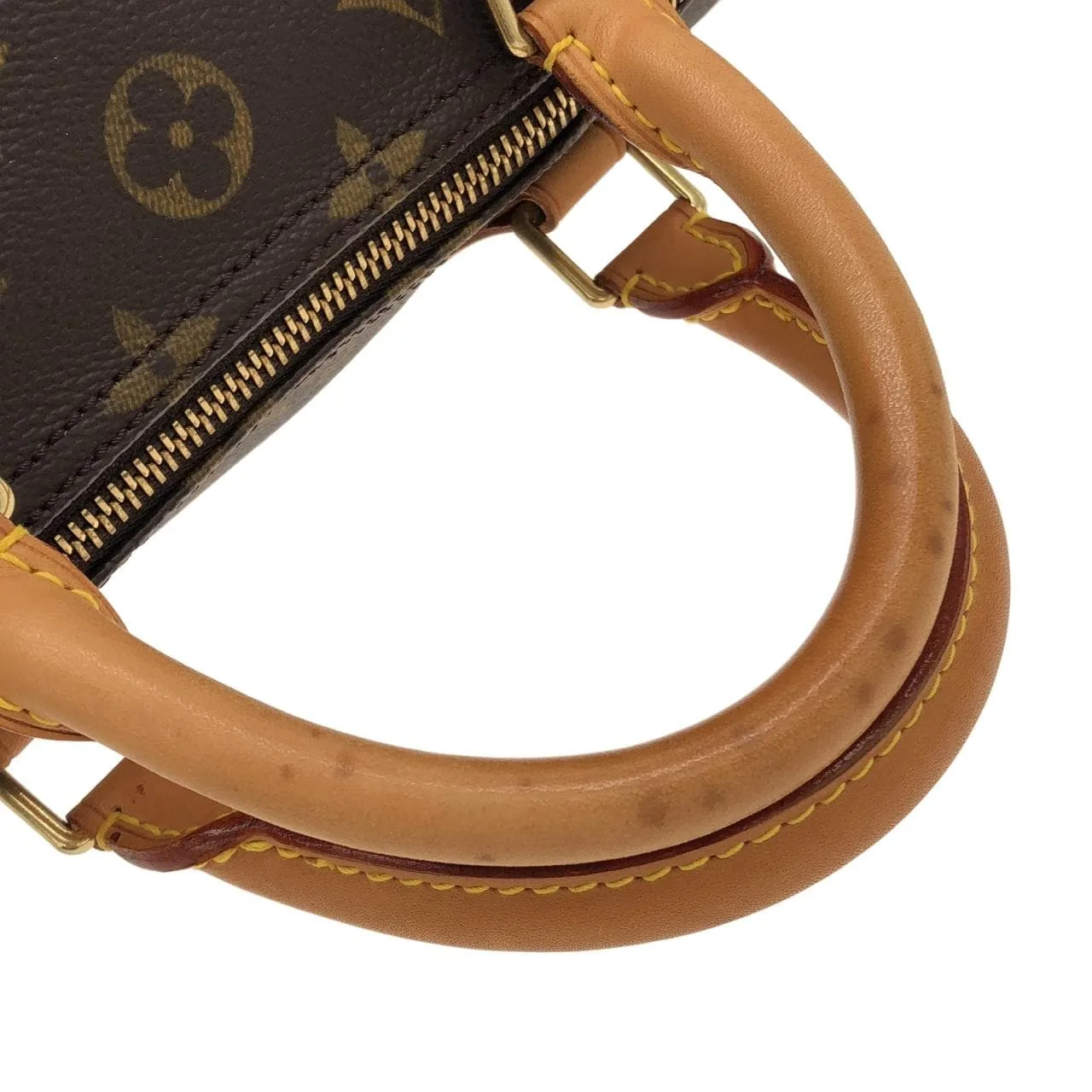 LOUIS VUITTON Speedy M41526 Boston Monogram 黑色 Monogram 中古品A - 縮圖 6