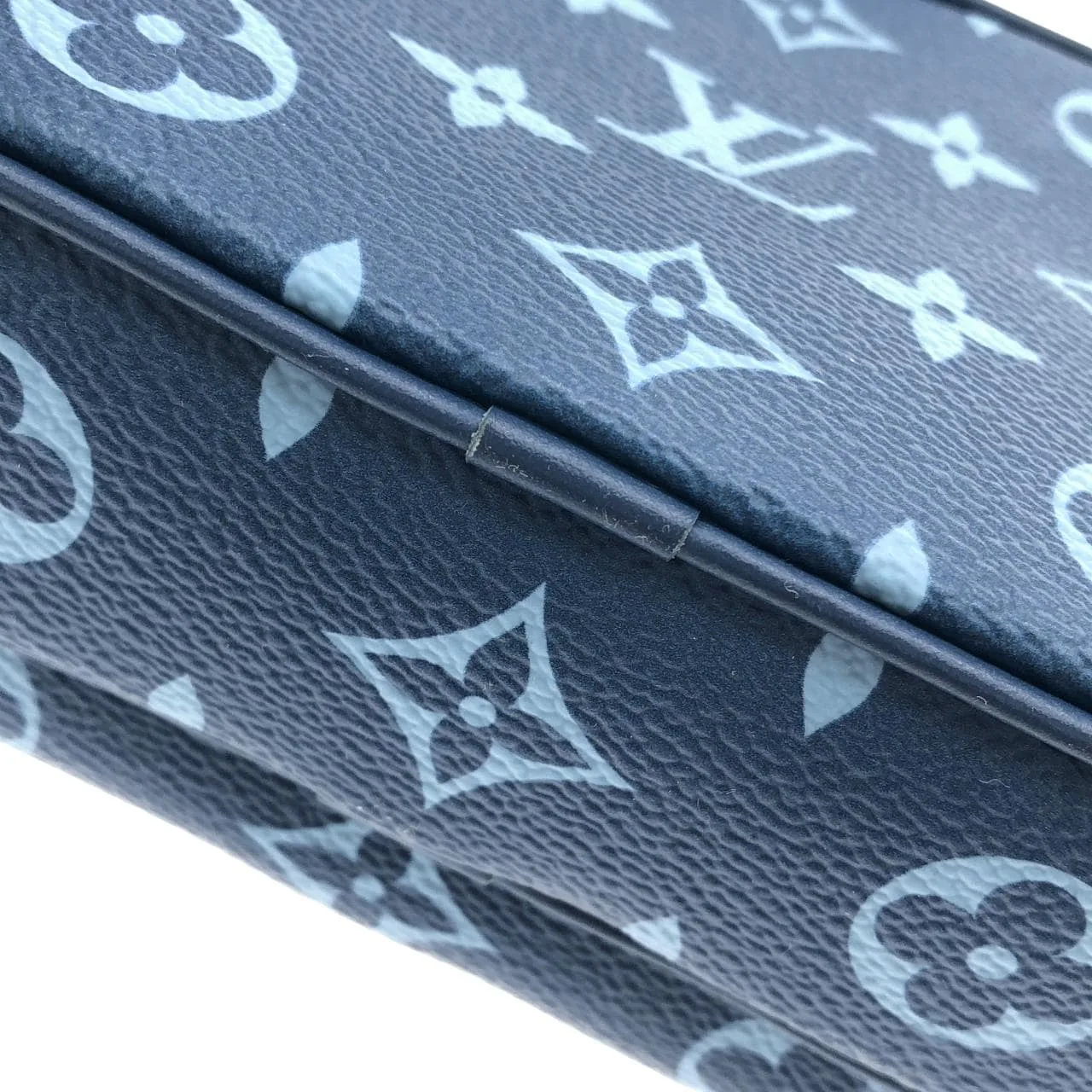 LOUIS VUITTON M82801 Shoulder Monogram 藍色 Monogram 中古品A - 縮圖 3