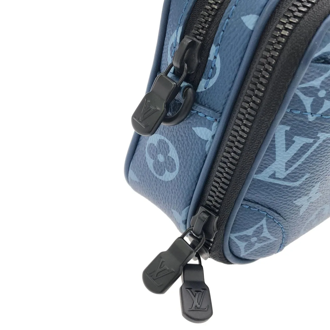 LOUIS VUITTON M82801 Shoulder Monogram 藍色 Monogram 中古品A - 縮圖 4