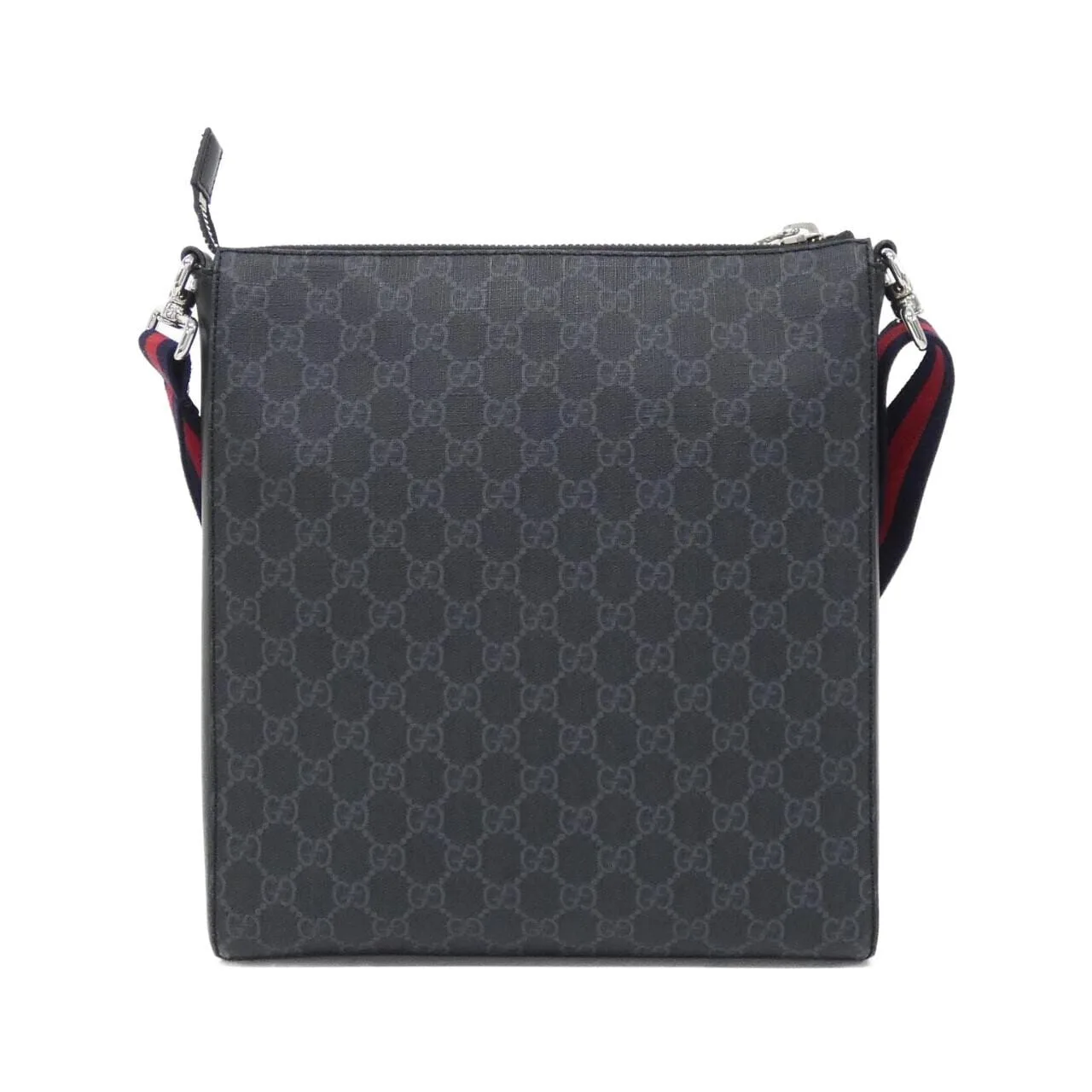 GUCCI 474137 K5RLN Shoulder Canvas 黑色 帆布 中古品A - 縮圖 2