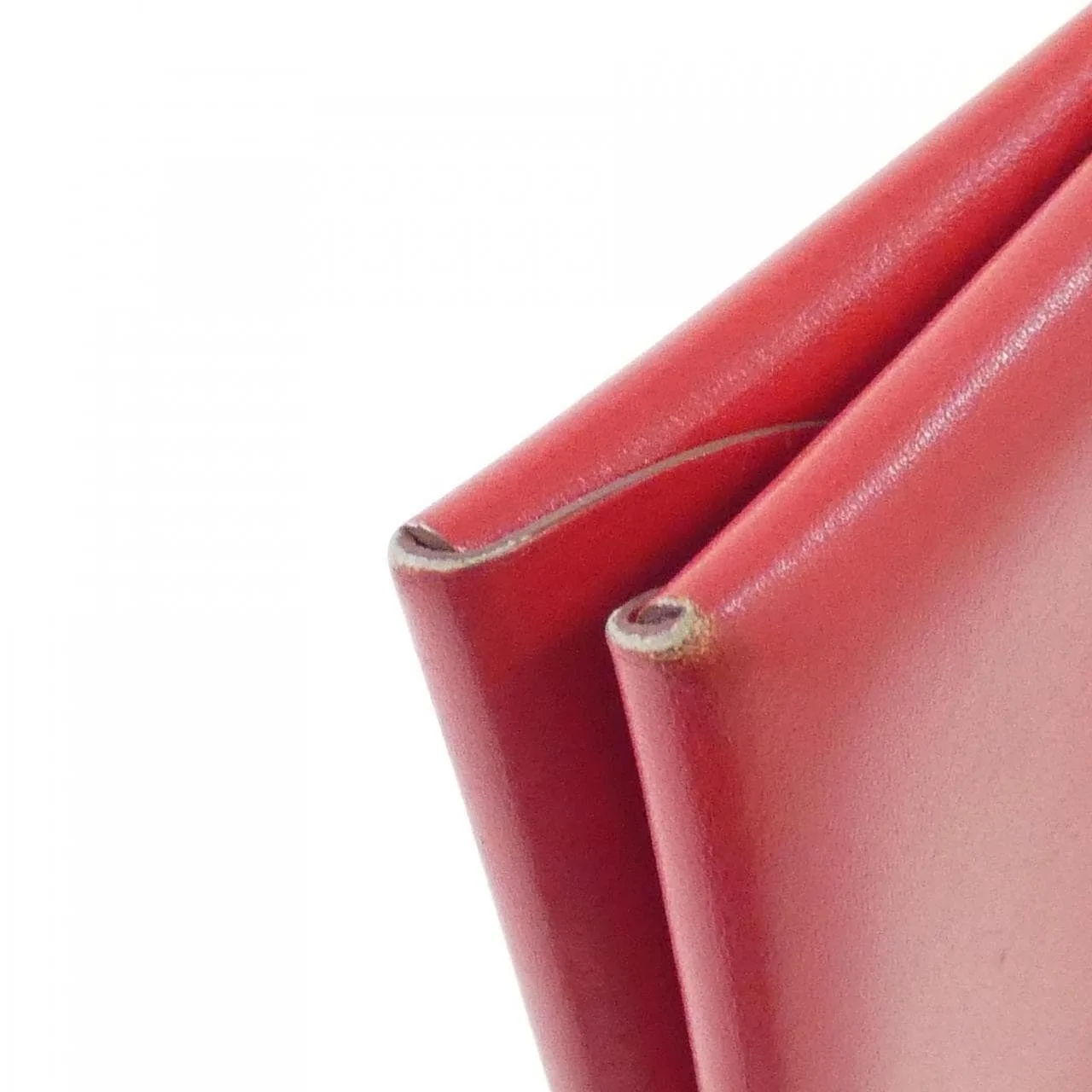 HERMES 084388CK Coin Case Box Calf Rouge Box Calf Leather Rank A - Thumbnail 2