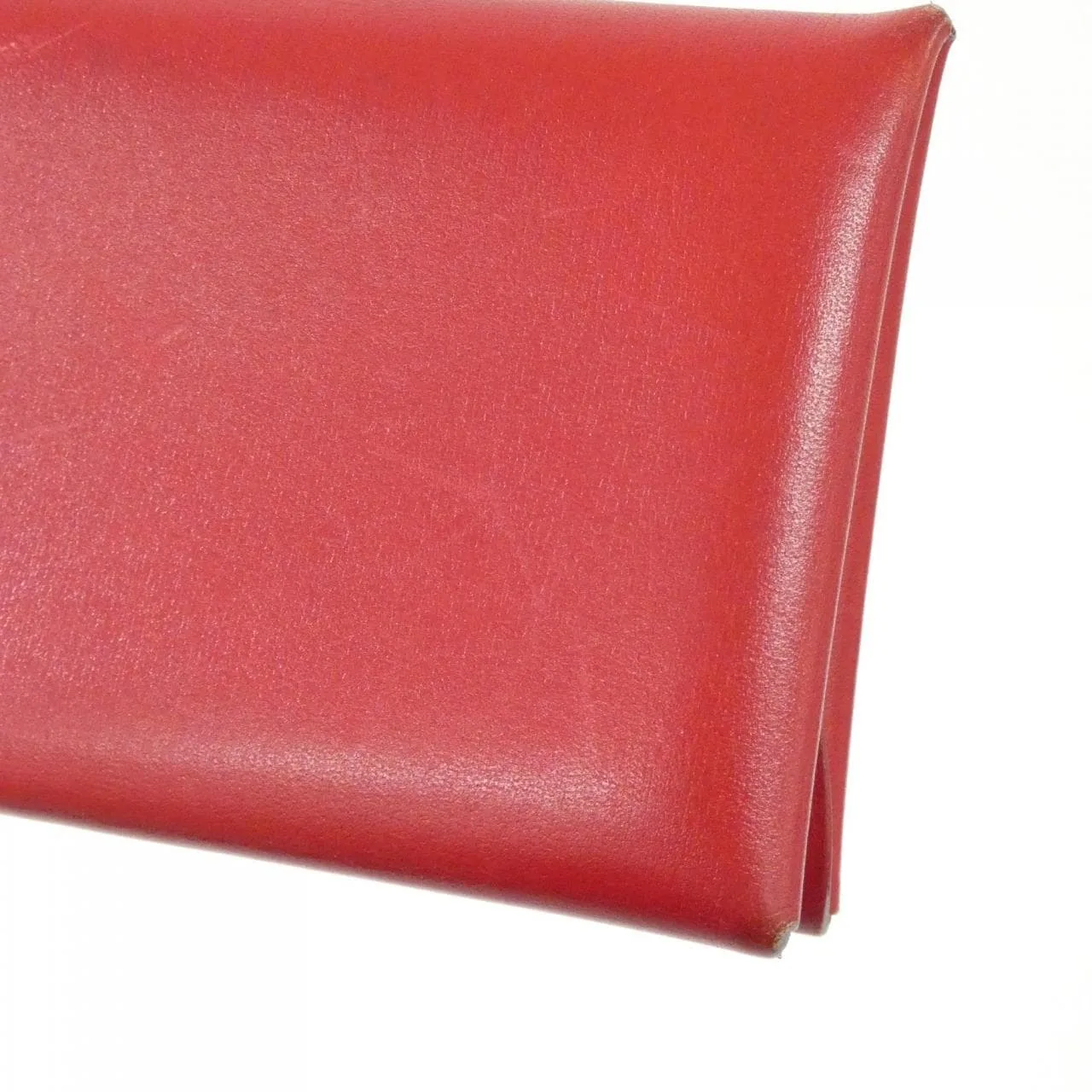 HERMES 084388CK Coin Case Box Calf Rouge Box Calf Leather Rank A - Thumbnail 4
