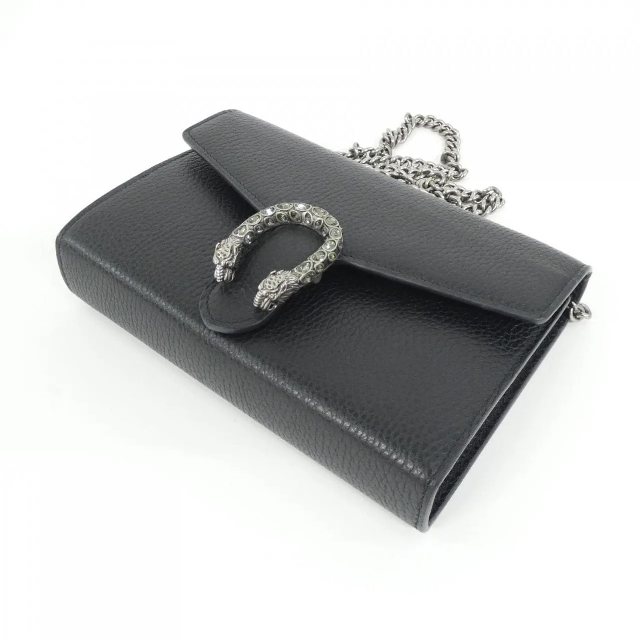 GUCCI 401231 CAOGN Wallet Leather Black Leather Rank A - Thumbnail 3