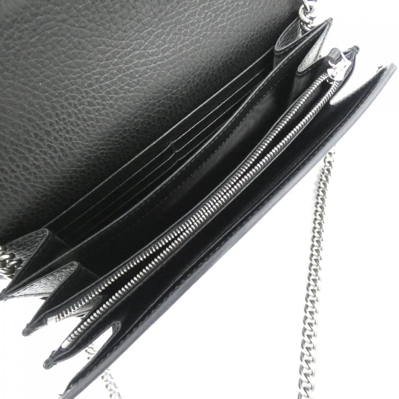 GUCCI 401231 CAOGN Wallet Leather Black Leather Rank A - Thumbnail 7