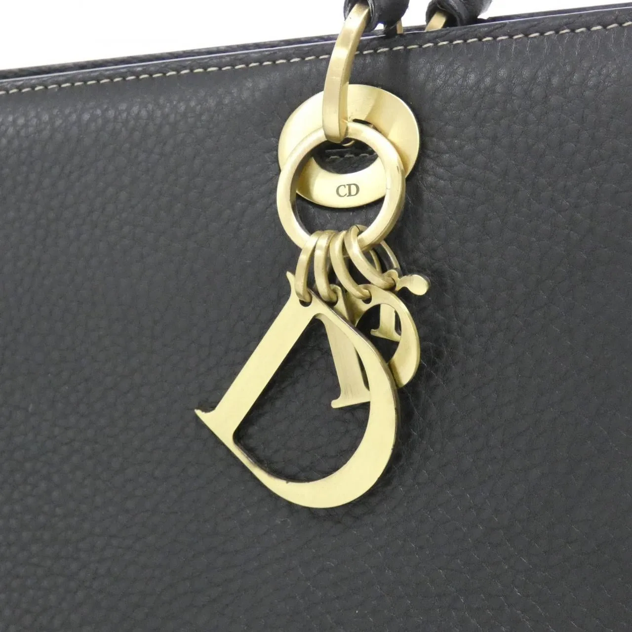 DIOR Shoulder Leather Black Leather Rank A - Thumbnail 6
