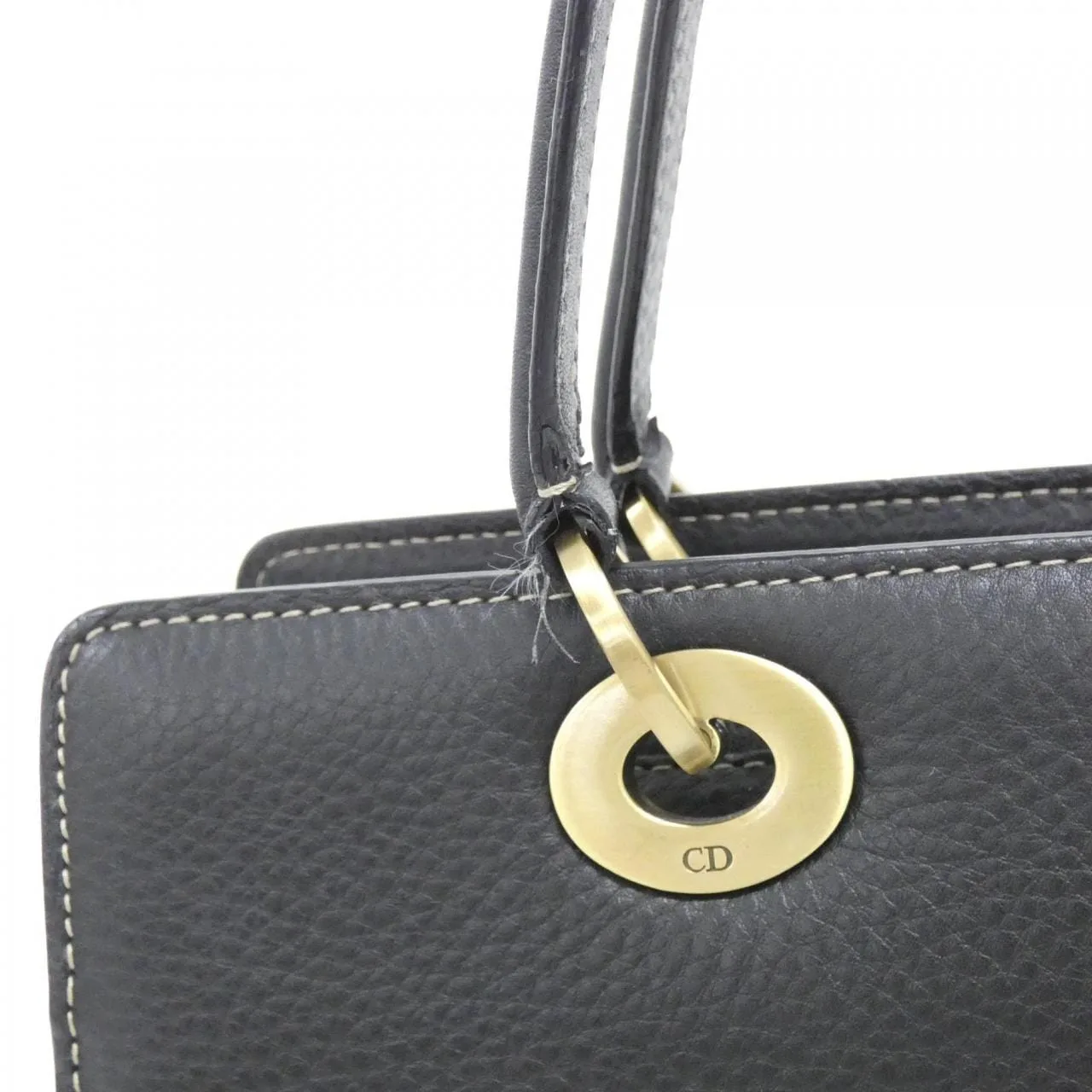 DIOR Shoulder Leather Black Leather Rank A - Thumbnail 7
