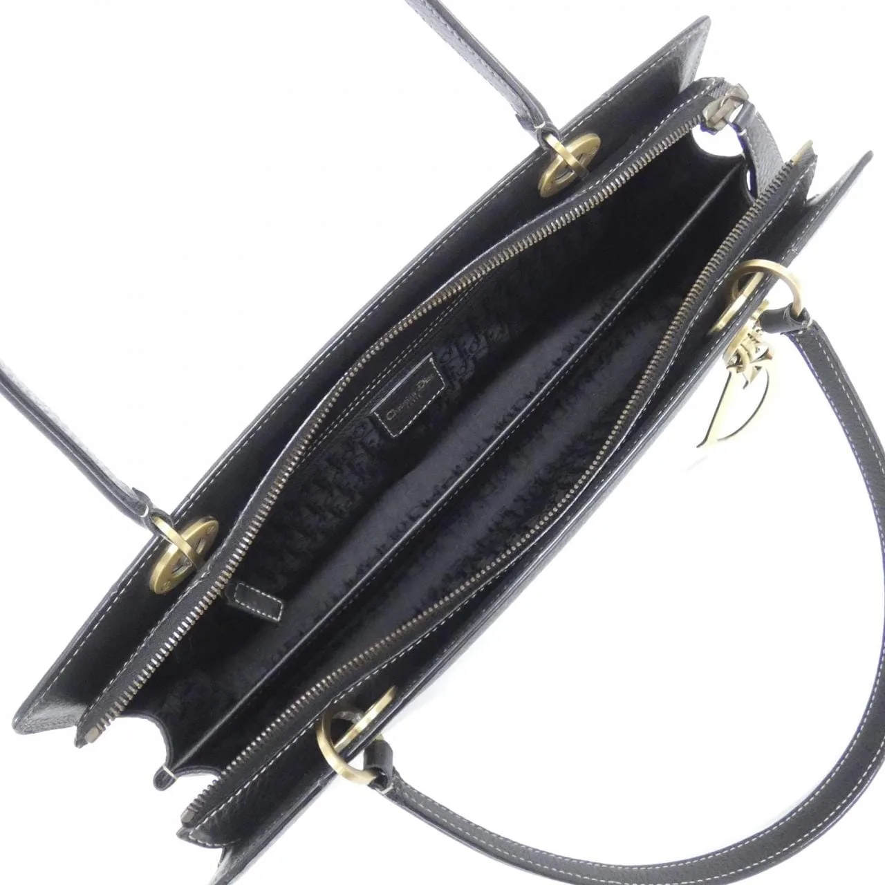 DIOR Shoulder Leather Black Leather Rank A - Thumbnail 9