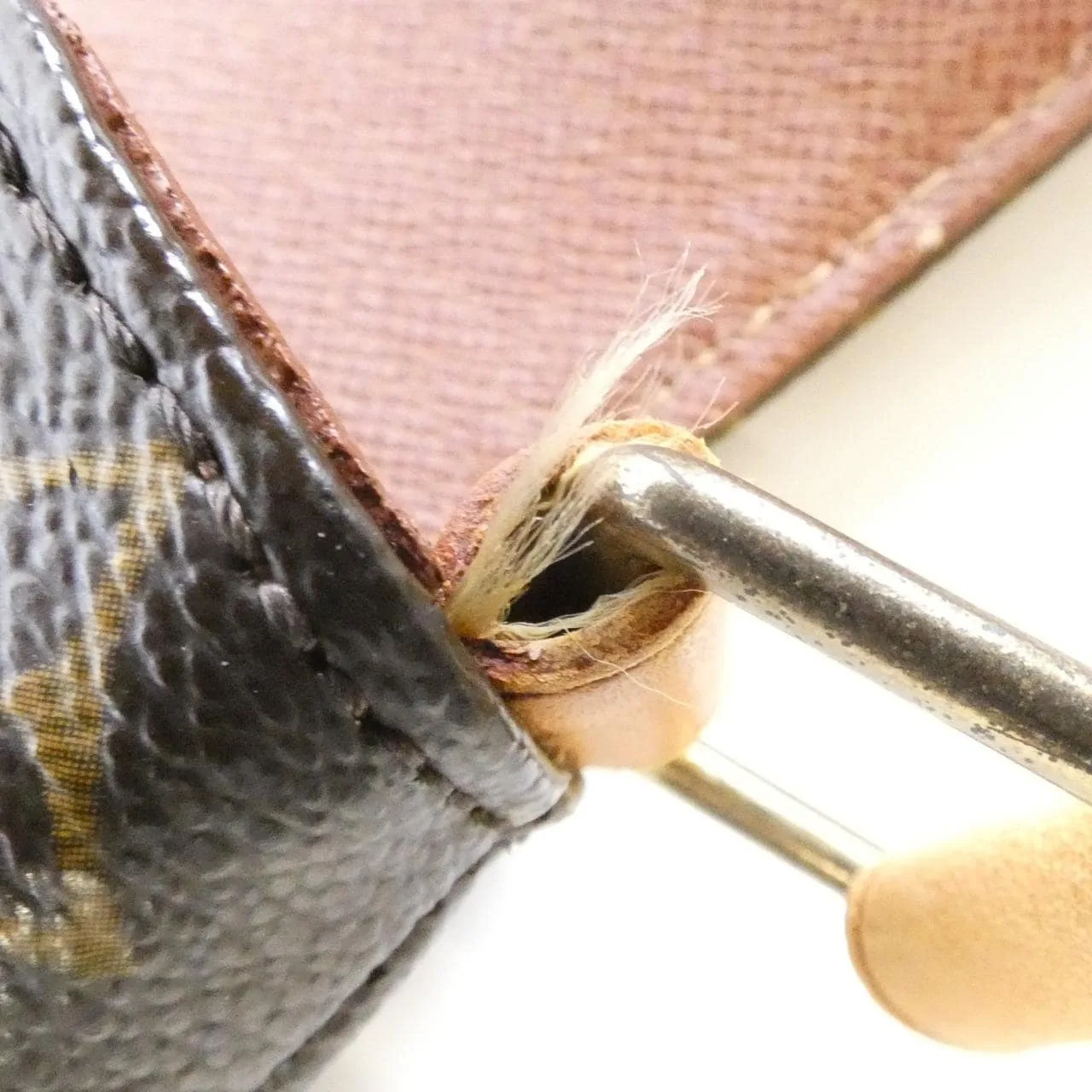 LOUIS VUITTON Musette M51256 Shoulder Monogram 黑色 Monogram 中古品B - 縮圖 5