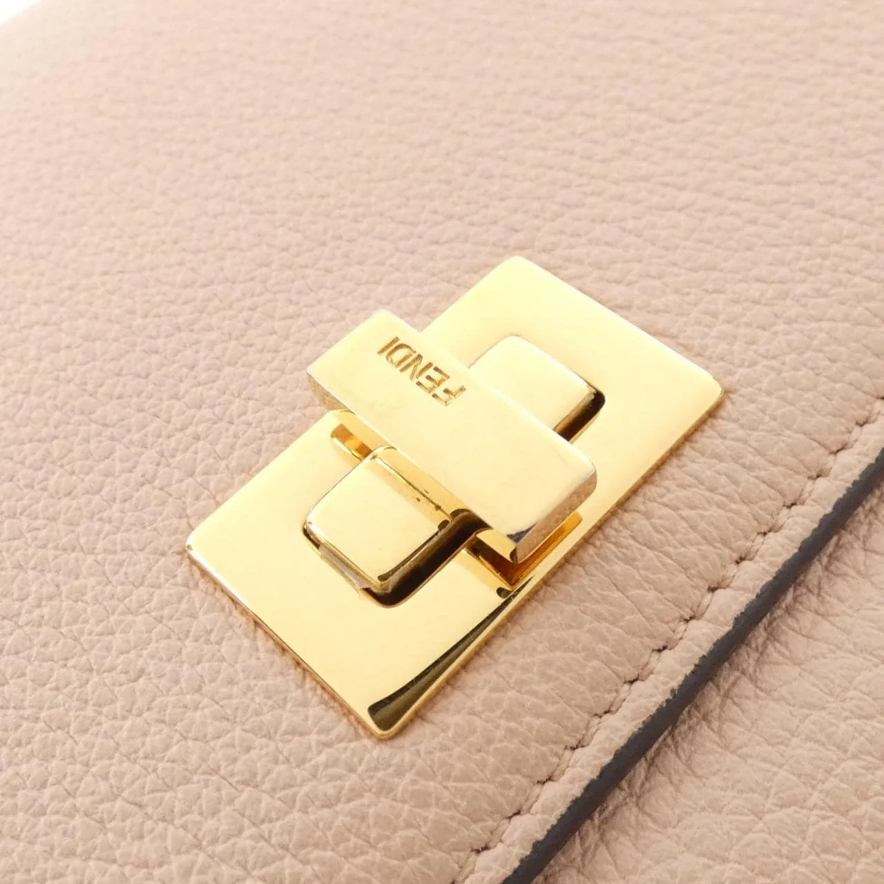 FENDI Peekaboo 8M0438 A91B Wallet Leather Black Leather Rank A - Thumbnail 3
