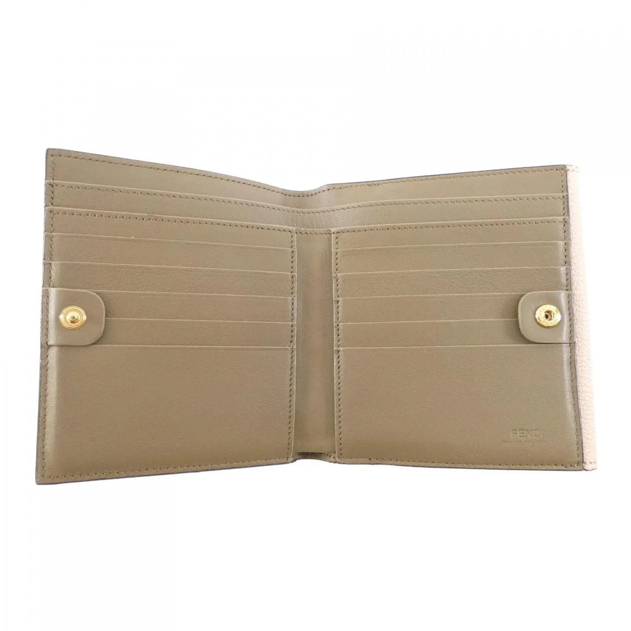 FENDI Peekaboo 8M0438 A91B Wallet Leather Black Leather Rank A - Thumbnail 5