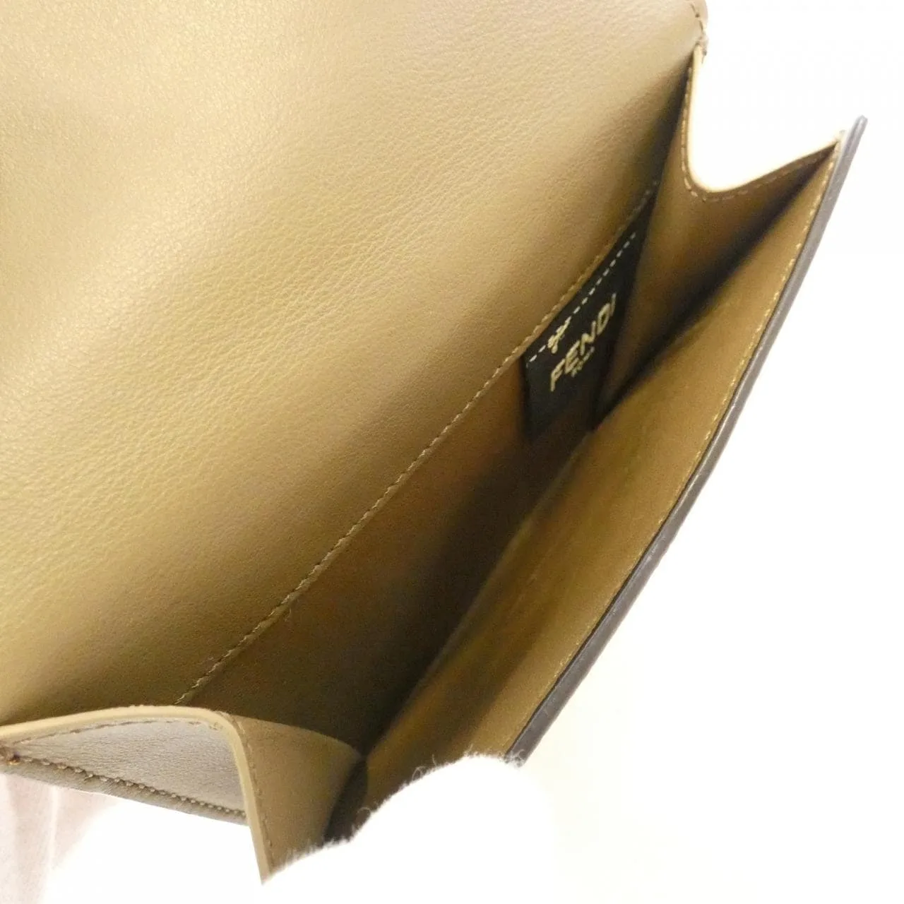 FENDI Peekaboo 8M0438 A91B Wallet Leather Black Leather Rank A - Thumbnail 6