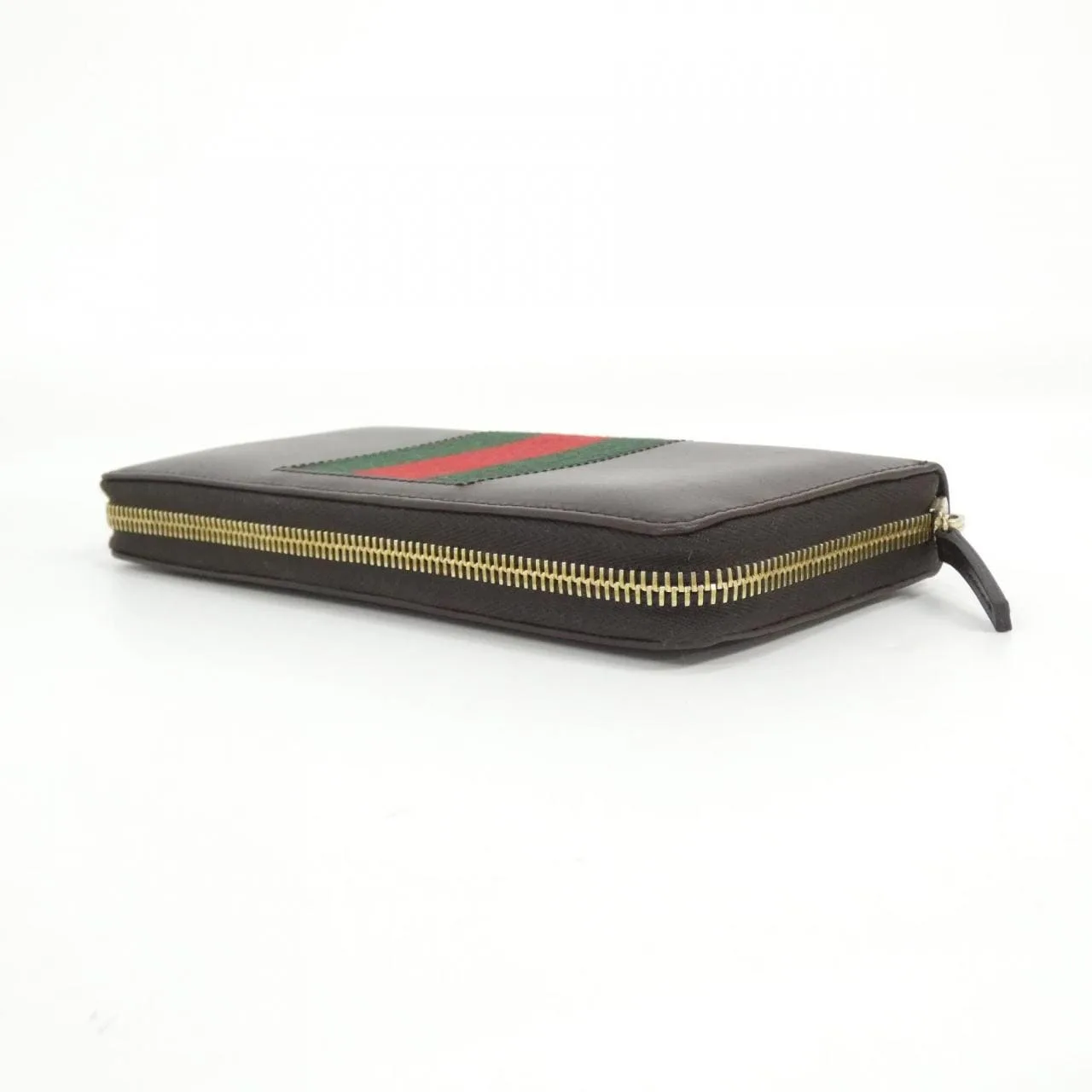 GUCCI 251855 Wallet Leather Brown Leather Rank A - Thumbnail 2