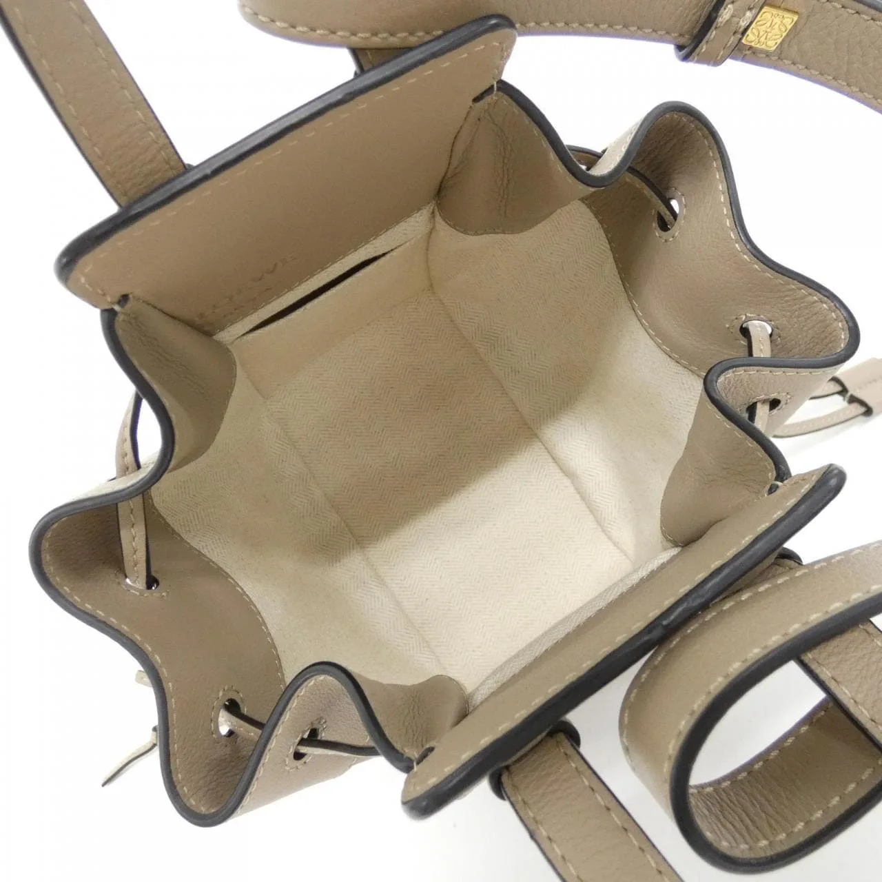 LOEWE Hammock 314 30 V07 Shoulder Black Rank A - Thumbnail 7