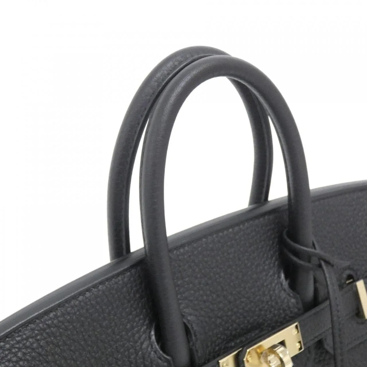 HERMES Birkin 057208CP Handbag Togo Black Togo Leather Unused - Thumbnail 5