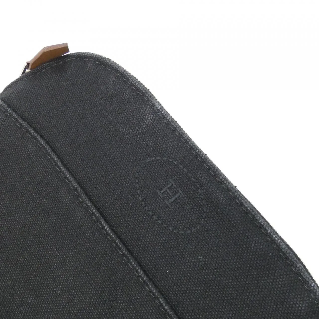HERMES Bolide 103773M Pouch Canvas Black Canvas Rank B - Thumbnail 4