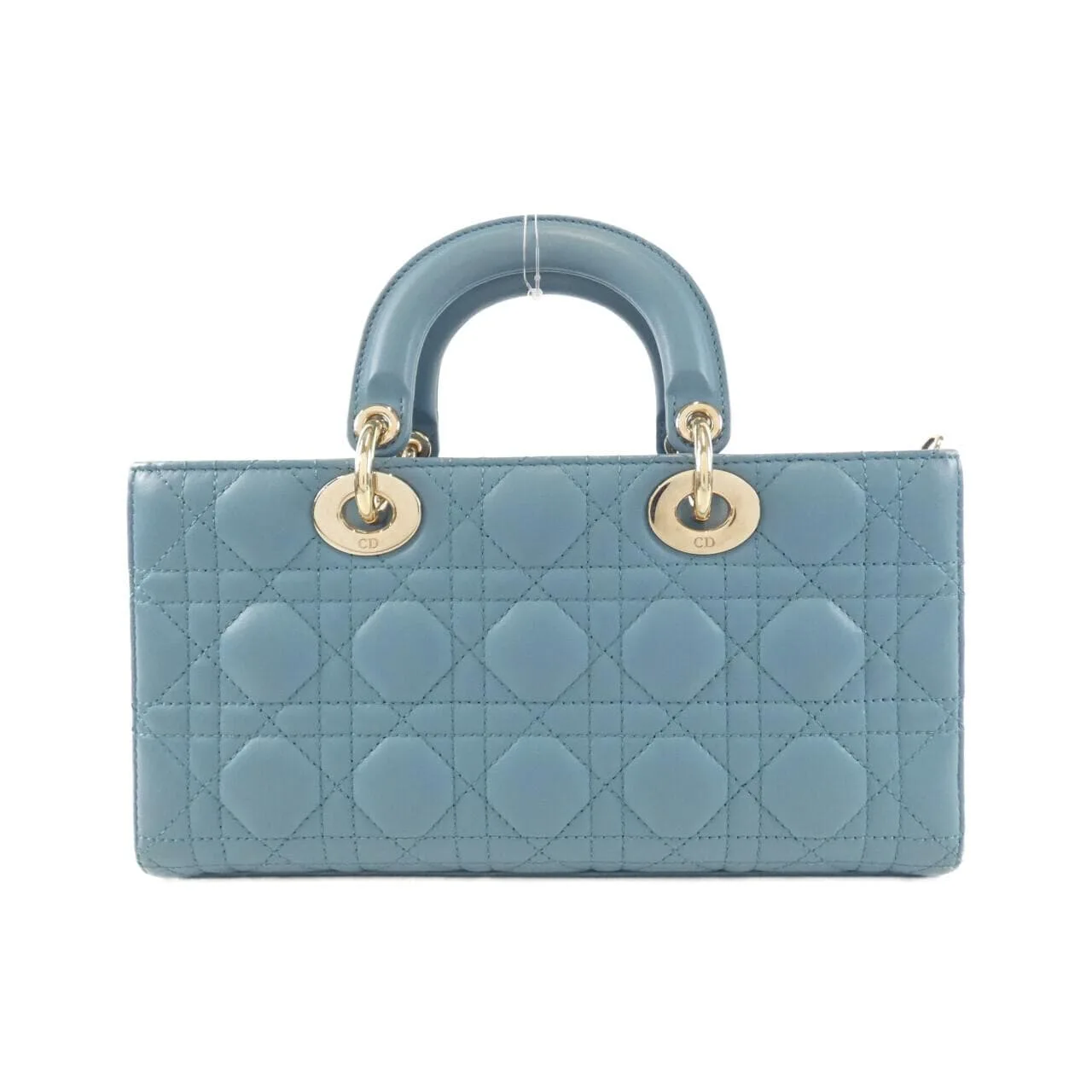 DIOR Lady D-Joy M0540ONGE Handbag Lambskin 黑色 羊皮 中古品A - 縮圖 2