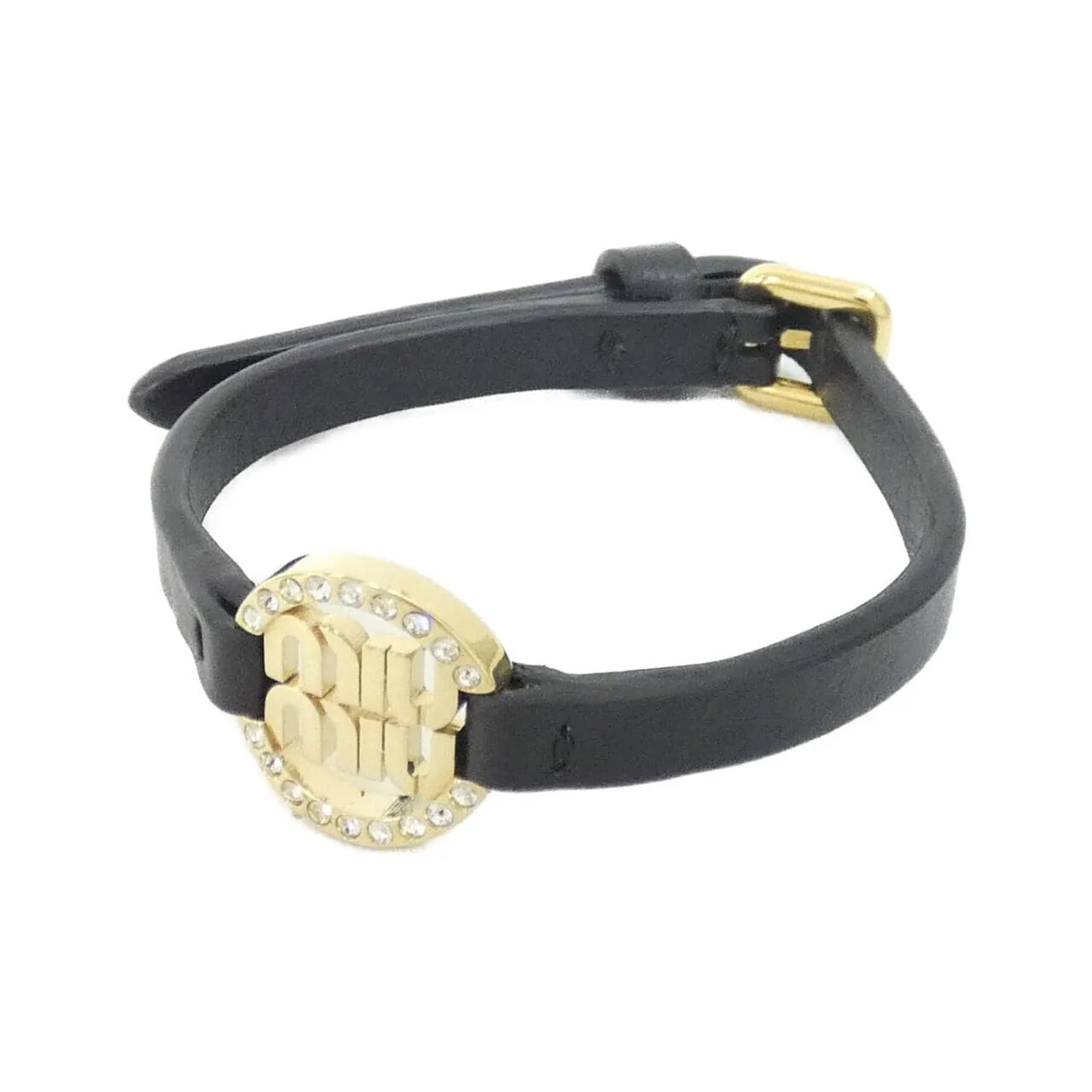 MIU MIU Accessories Leather Black