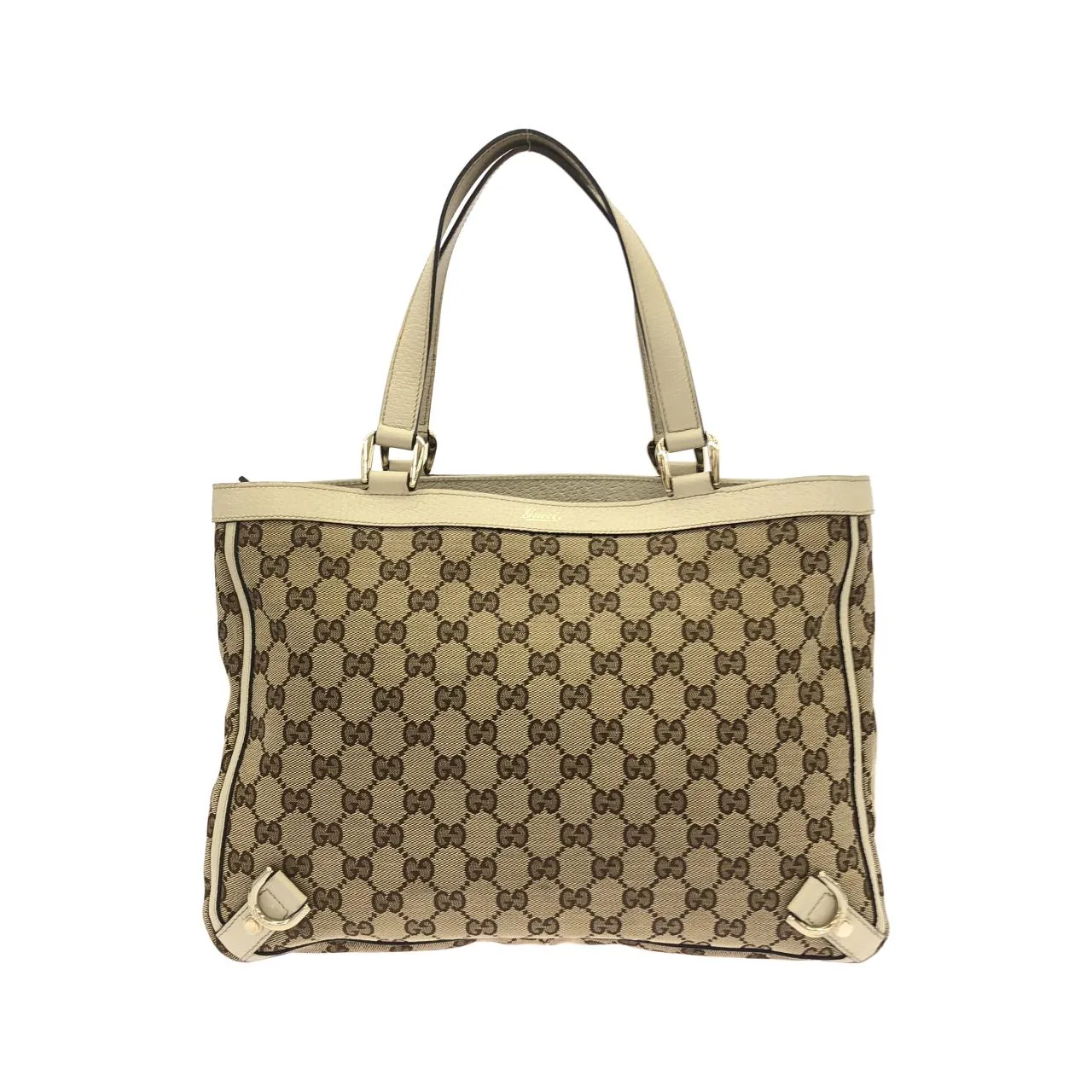 GUCCI 170004 手提包 帆布 Beige
