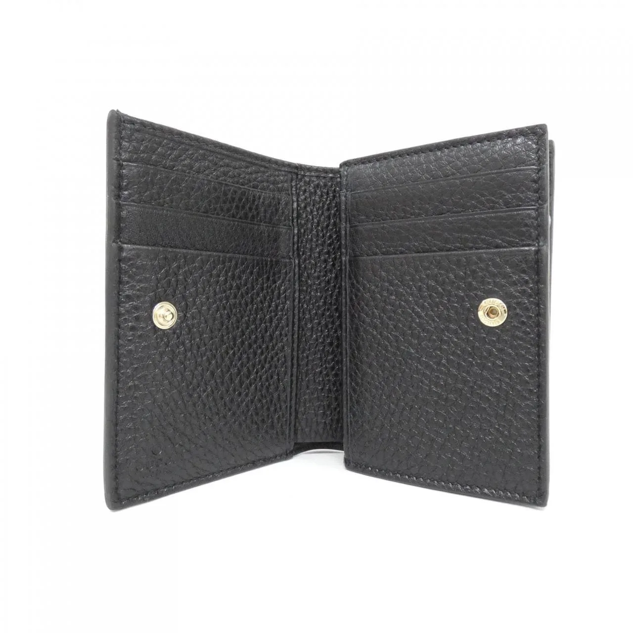 GUCCI 815874 AAEEM Wallet Leather Black Leather Rank A - Thumbnail 4