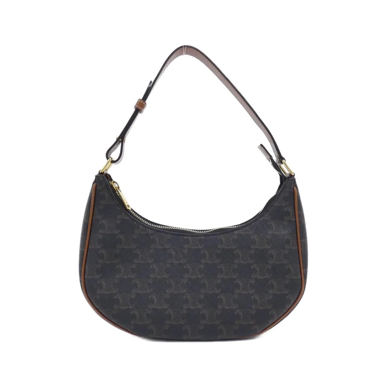 CELINE Ava 193952BZJ Shoulder Canvas Black