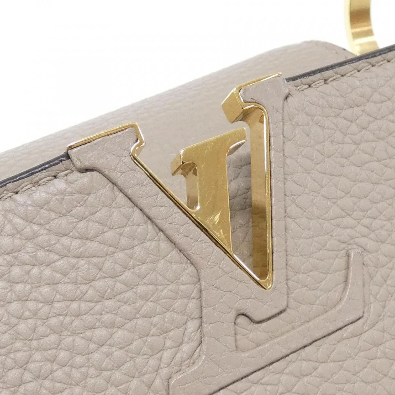 LOUIS VUITTON Capucines M94634 Handbag 黑色 中古品A - 縮圖 4