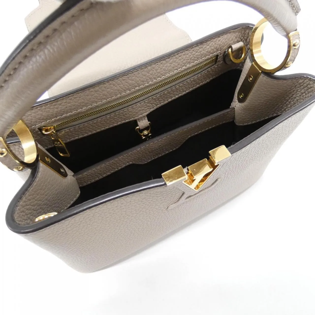 LOUIS VUITTON Capucines M94634 Handbag 黑色 中古品A - 縮圖 6