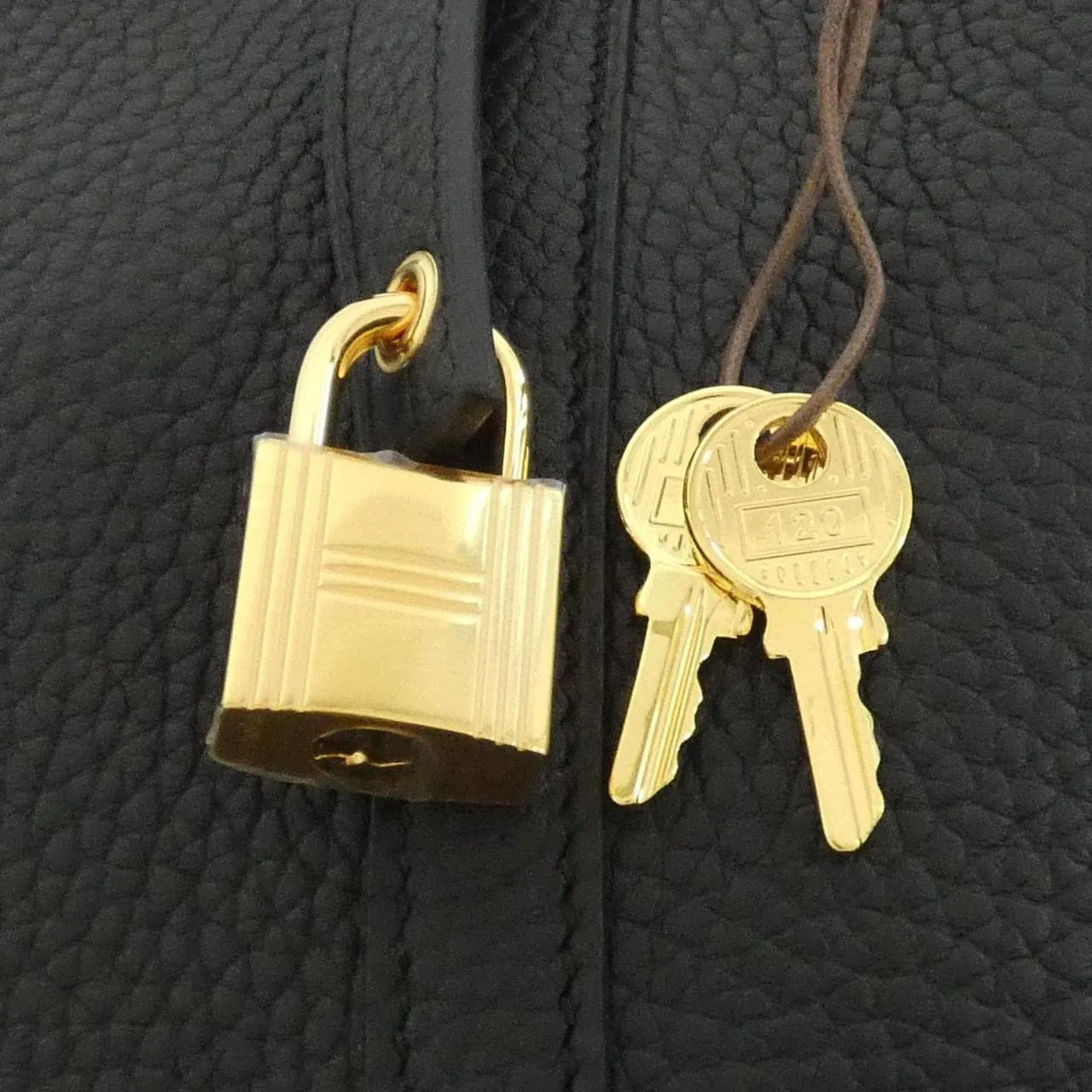 HERMES Picotin 056289CC Handbag Clemence Black Clemence Leather Unused - Thumbnail 3