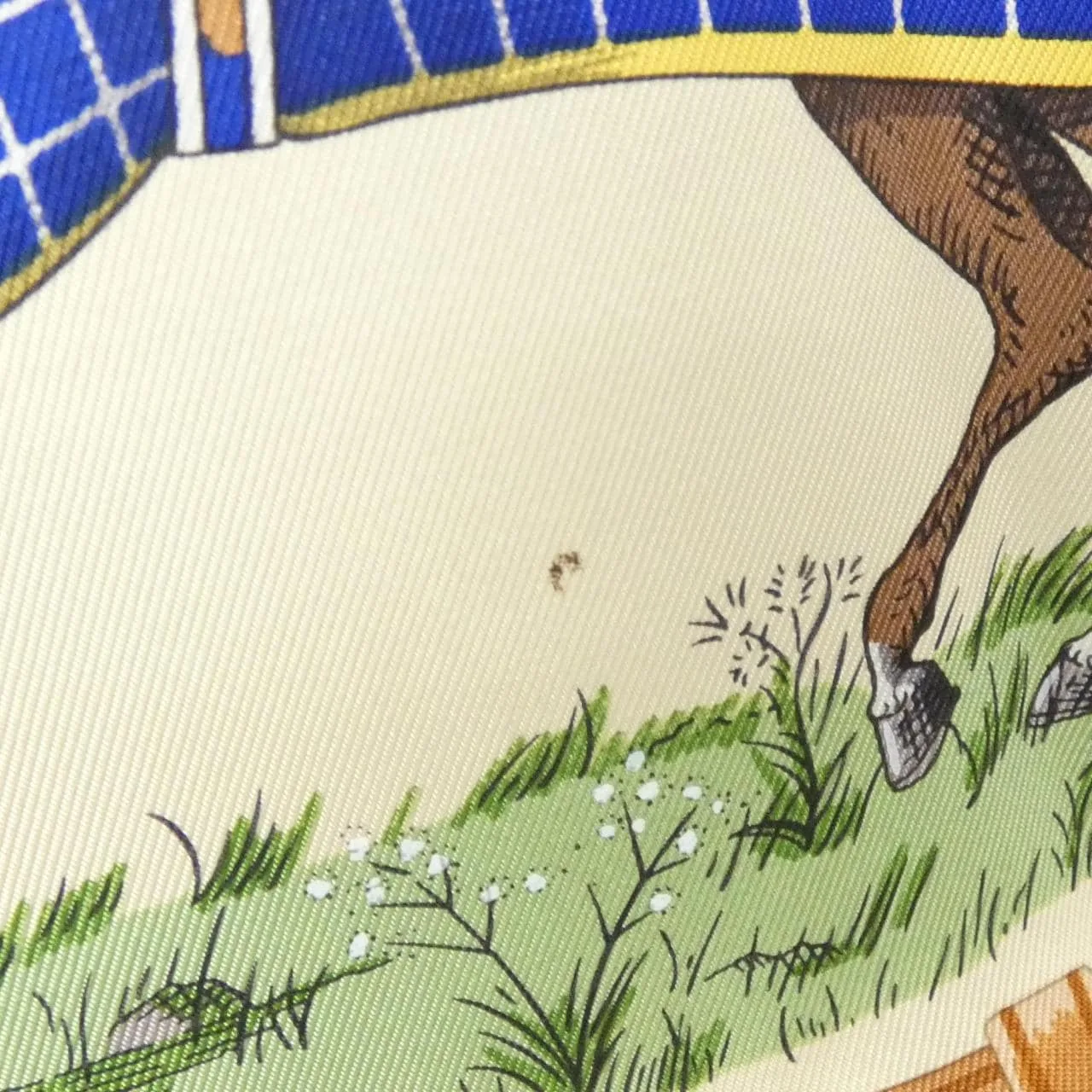 HERMES 001356S Scarf Black Rank A - Thumbnail 3