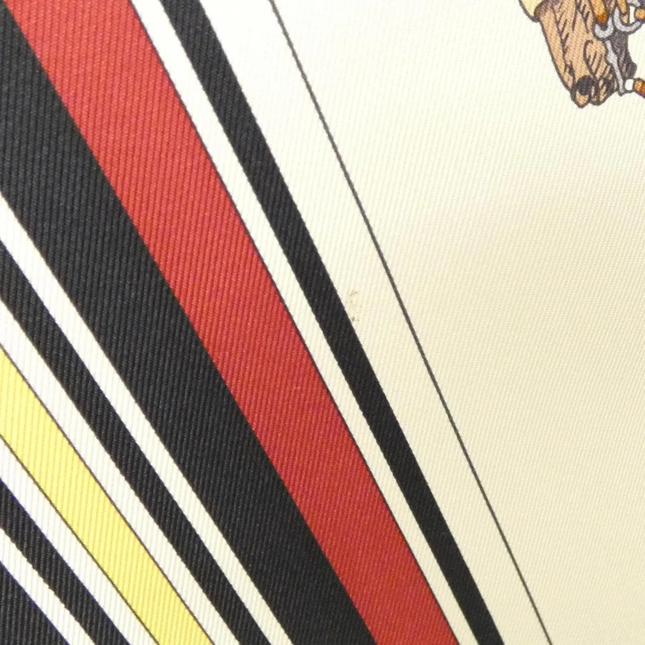 HERMES 001356S Scarf Black Rank A - Thumbnail 4