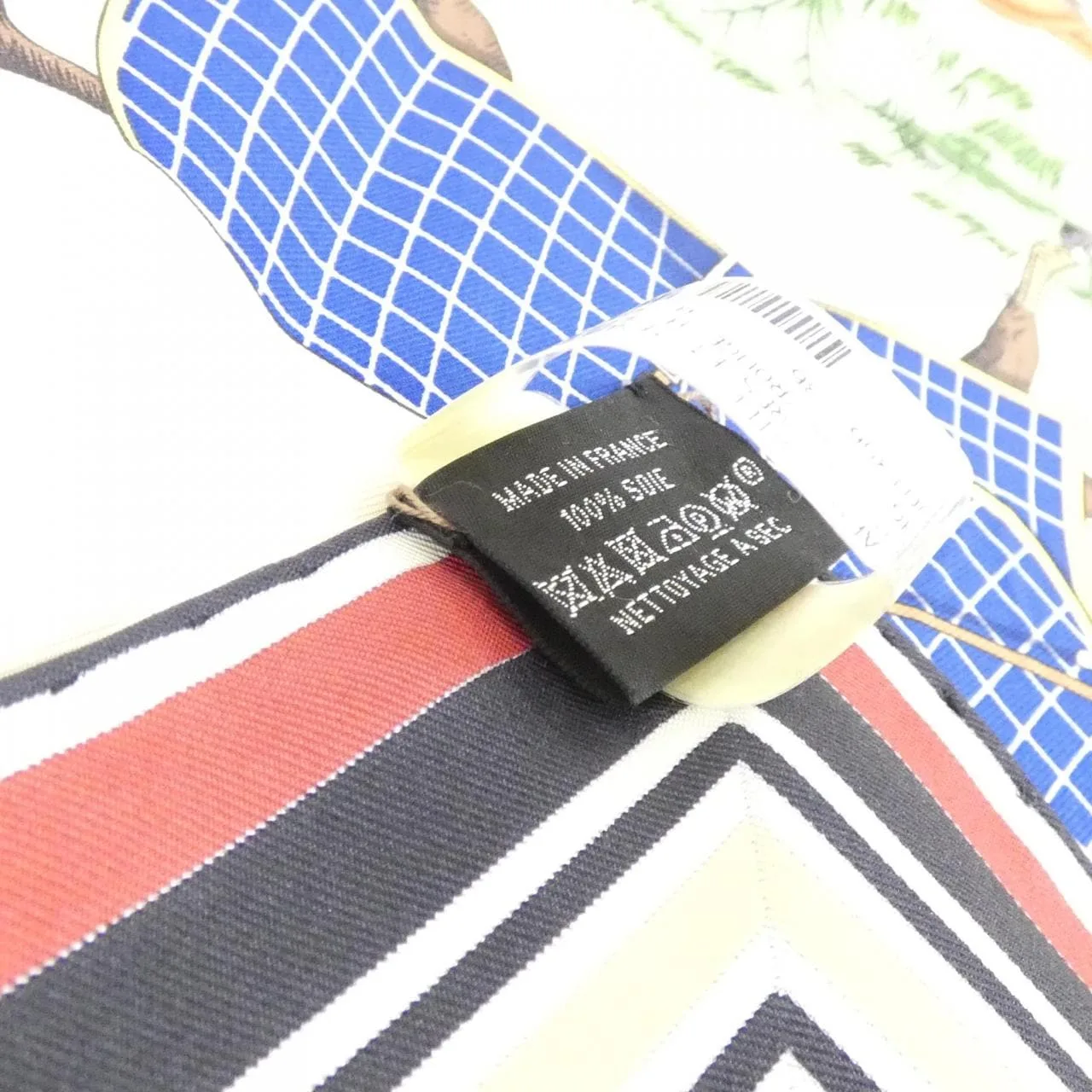 HERMES 001356S Scarf Black Rank A - Thumbnail 5